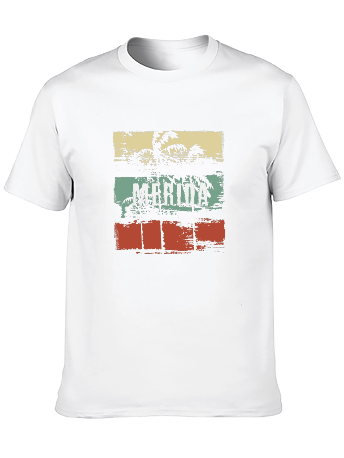 Merida Palm Tree Graphic Tee - Retro Style