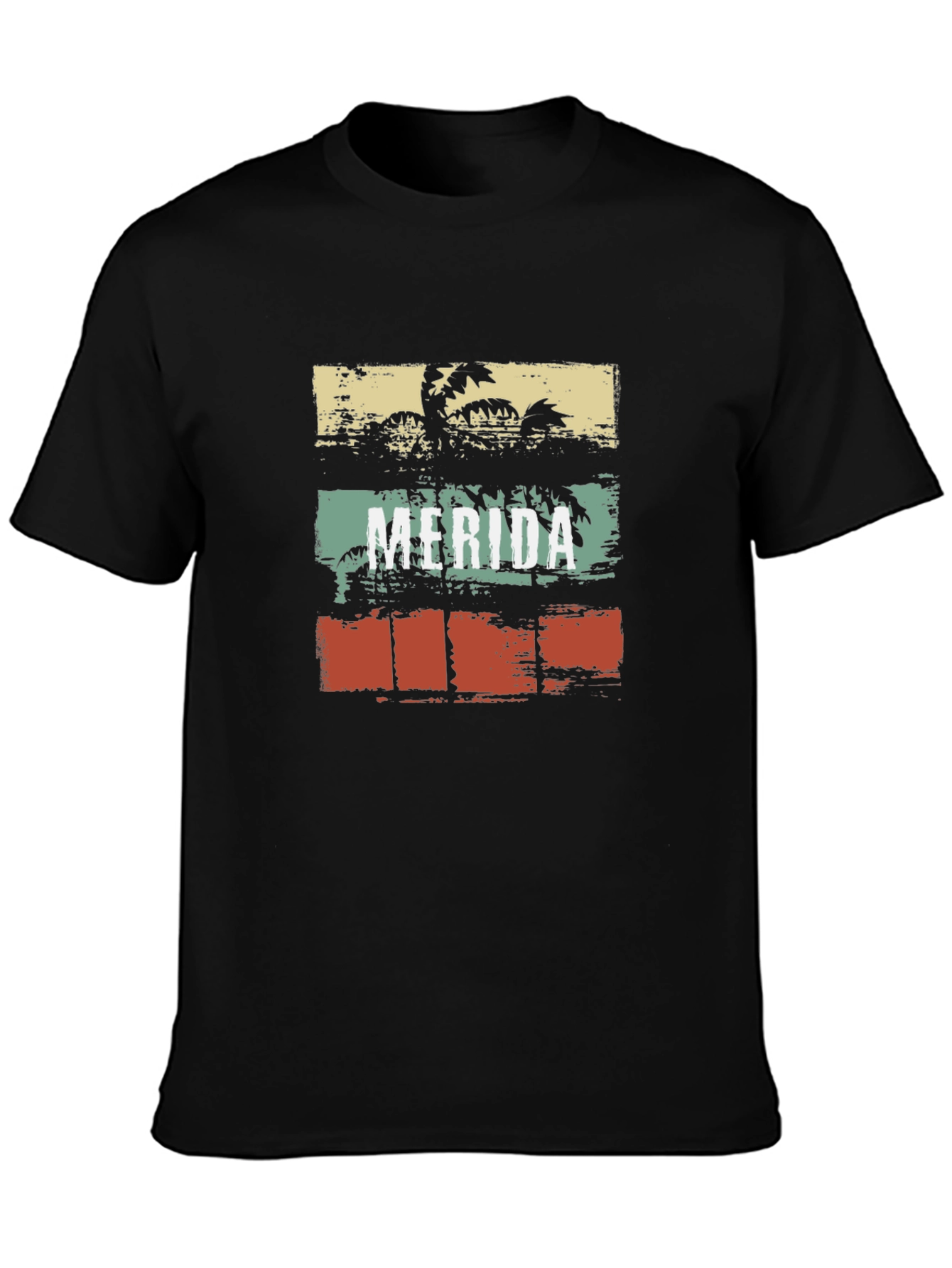Merida Palm Tree Graphic Tee - Retro Style
