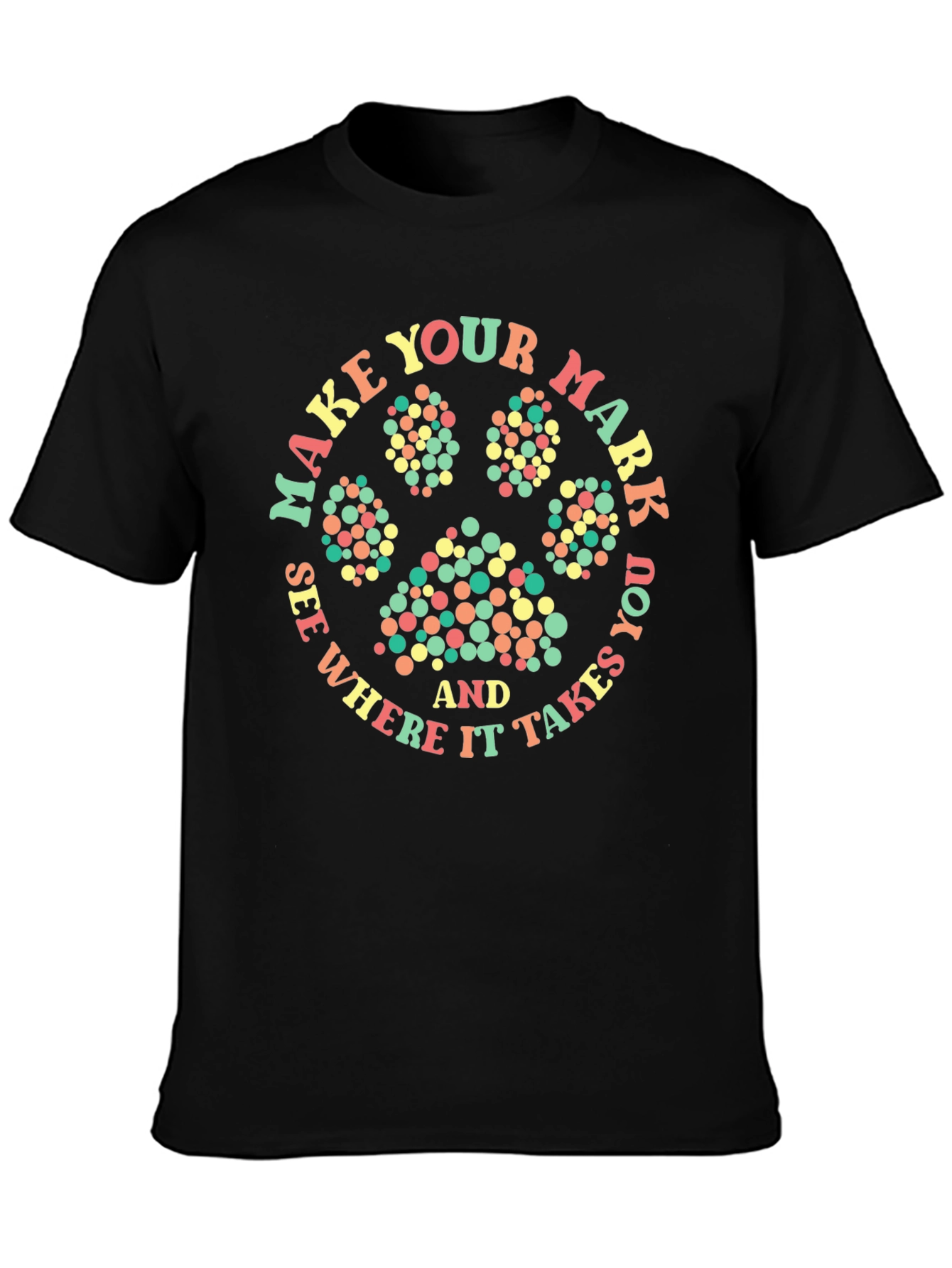 Make Your Mark Paw Print Graphic Tee