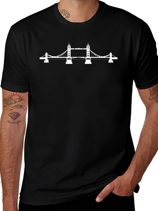 London Bridge Graphic T-Shirt - Modern Silhouette