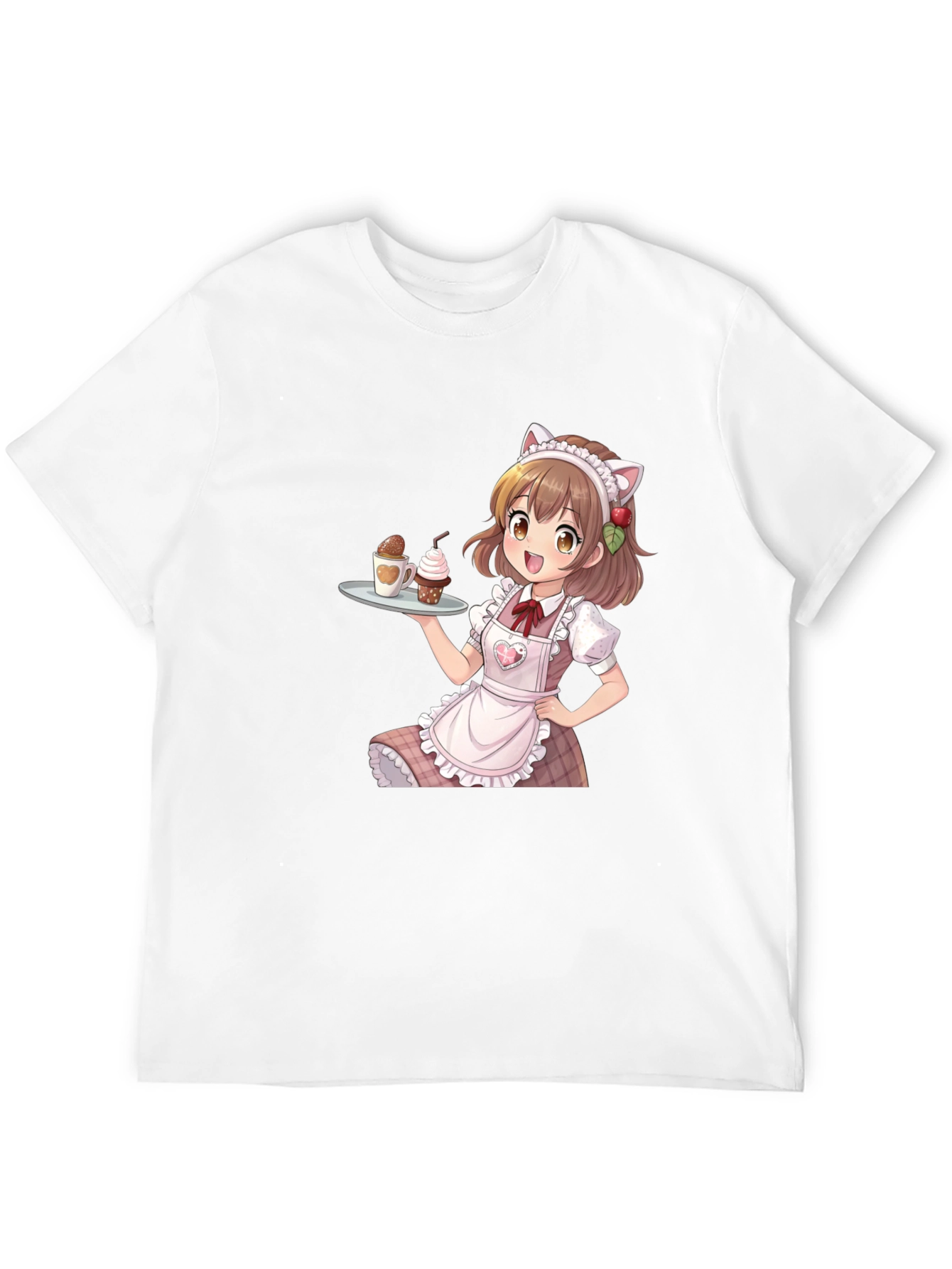 Anime Maid Cafe T-Shirt - Kawaii Style