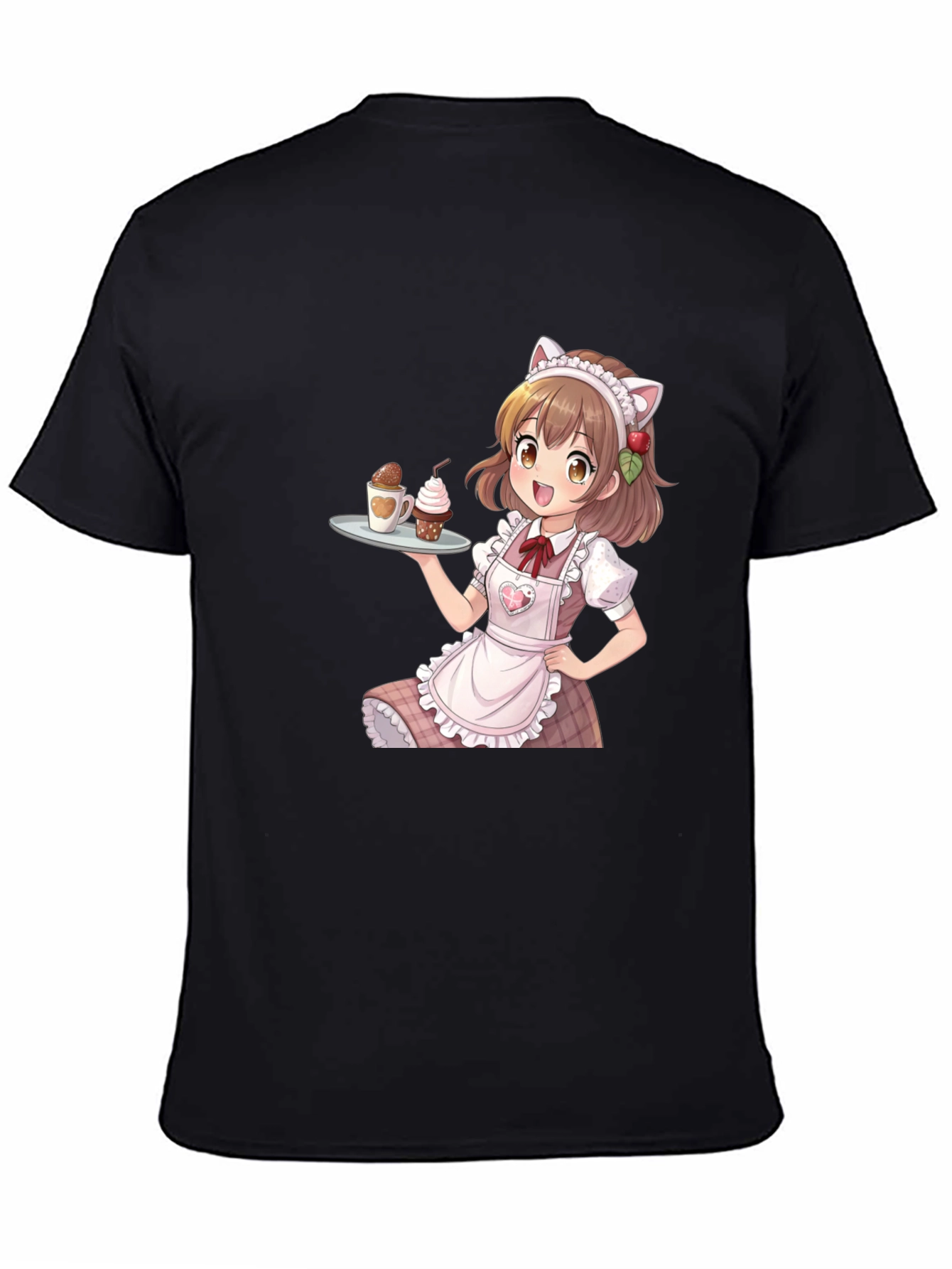 Anime Maid Cafe T-Shirt - Kawaii Style