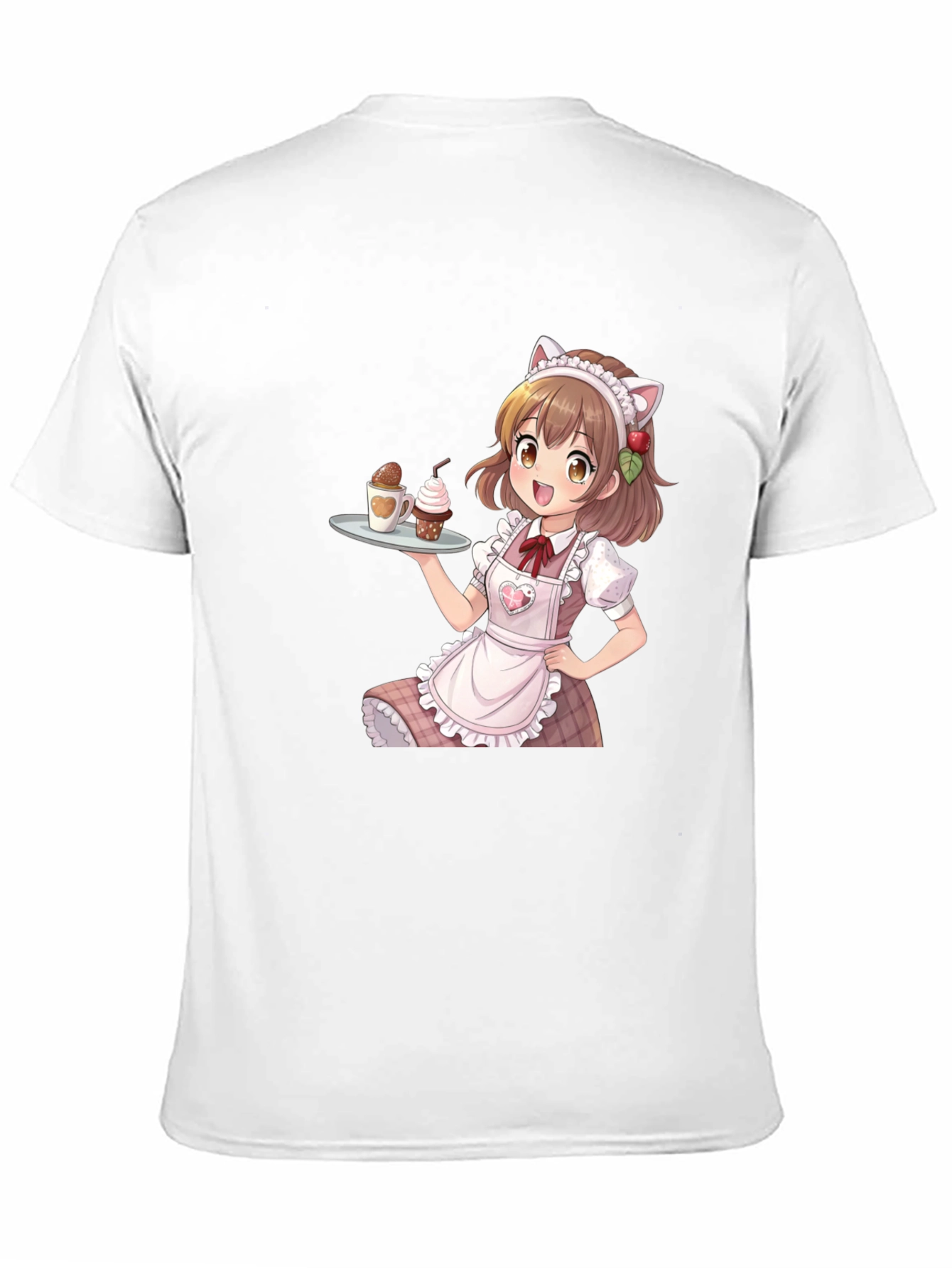 Anime Maid Cafe T-Shirt - Kawaii Style