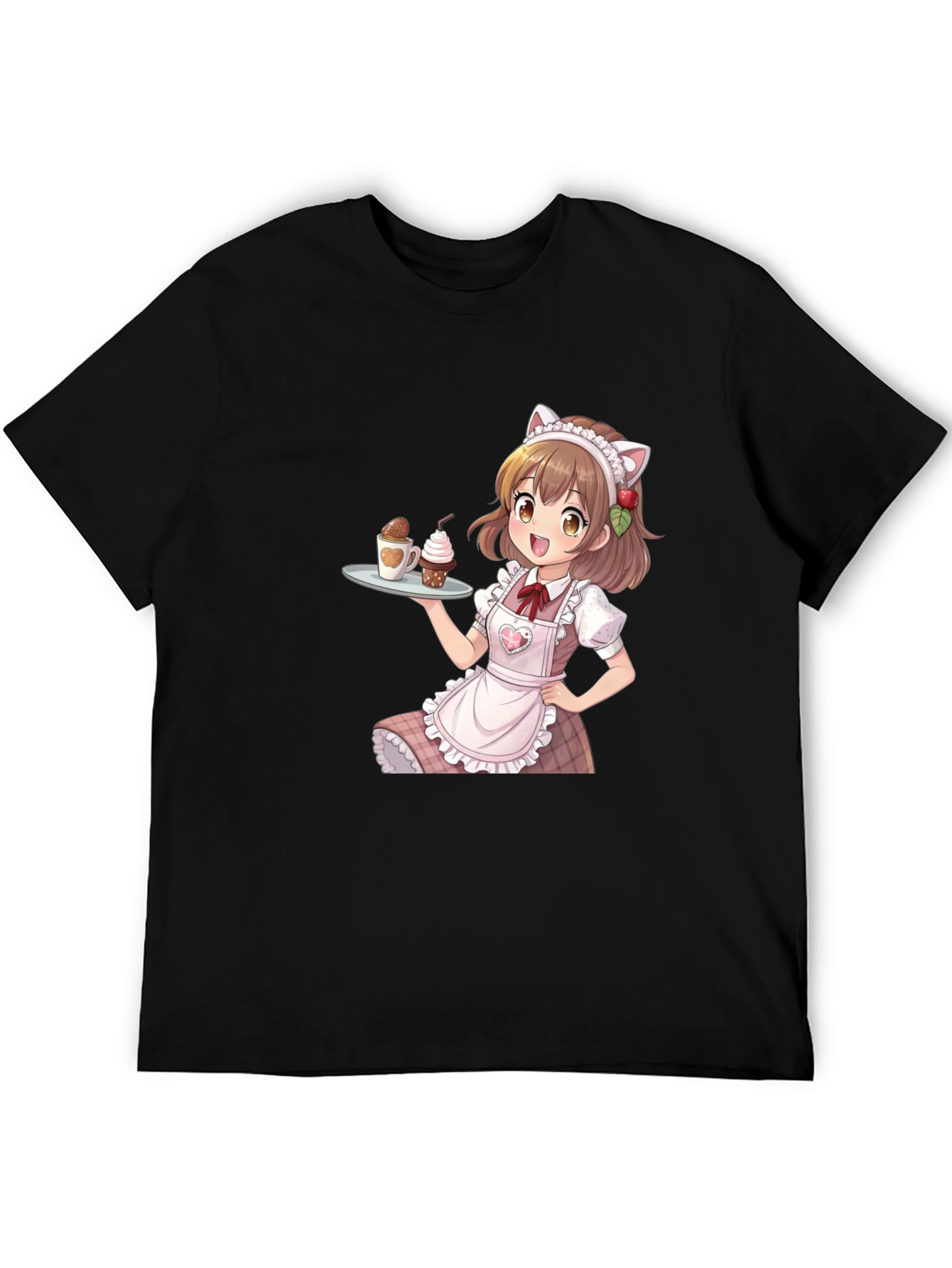 Anime Maid Cafe T-Shirt - Kawaii Style