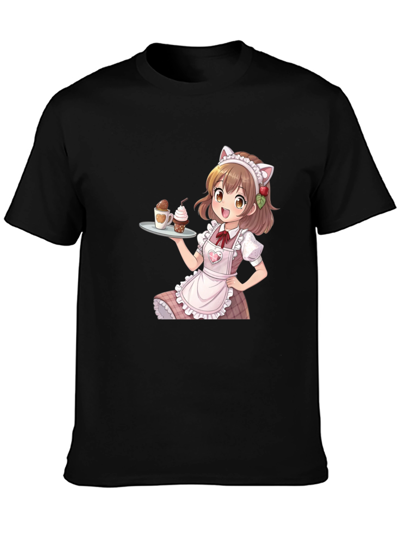 Anime Maid Cafe T-Shirt - Kawaii Style