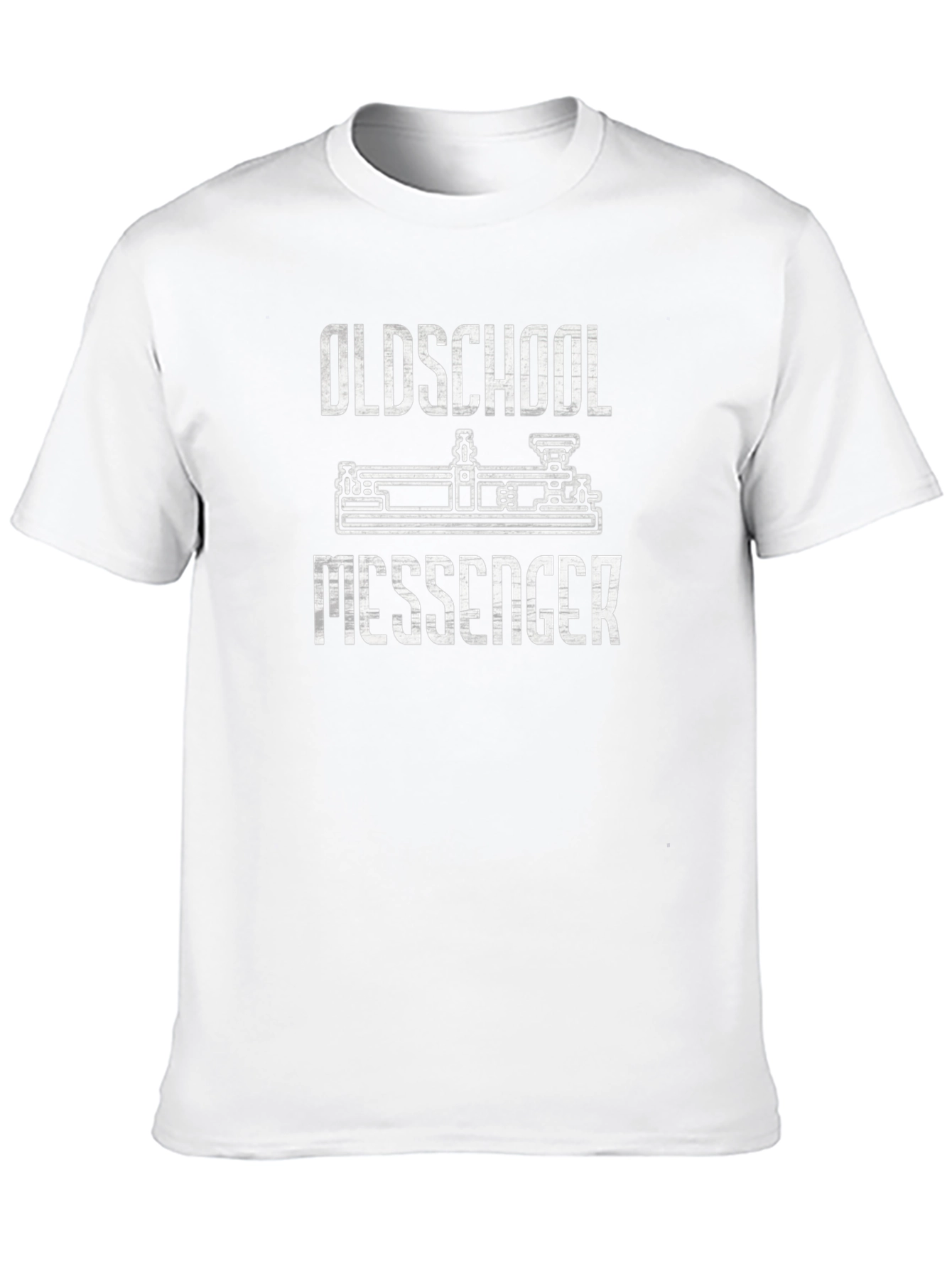 Oldschool Messenger Black T-Shirt