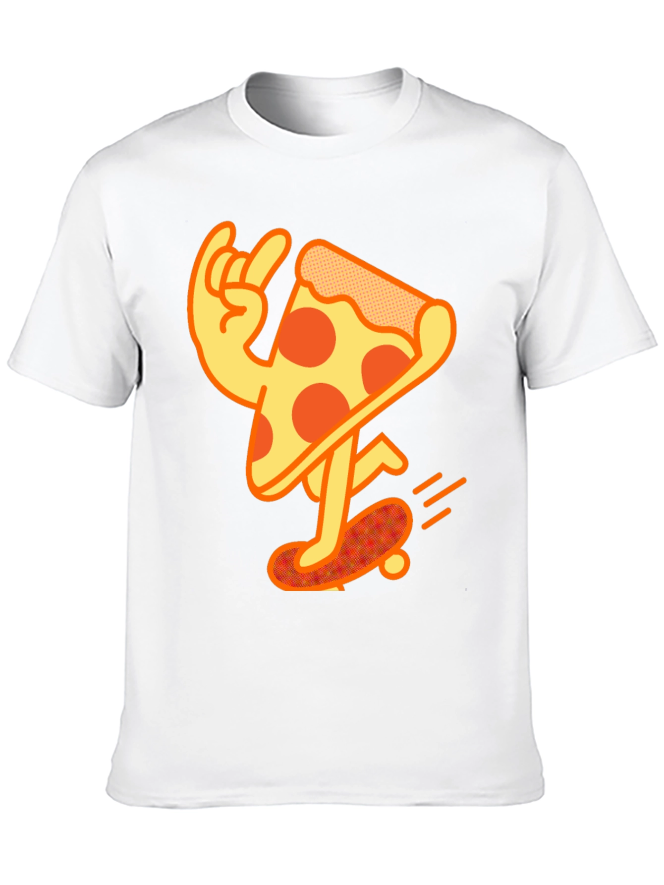 Pizza Skateboard T-Shirt