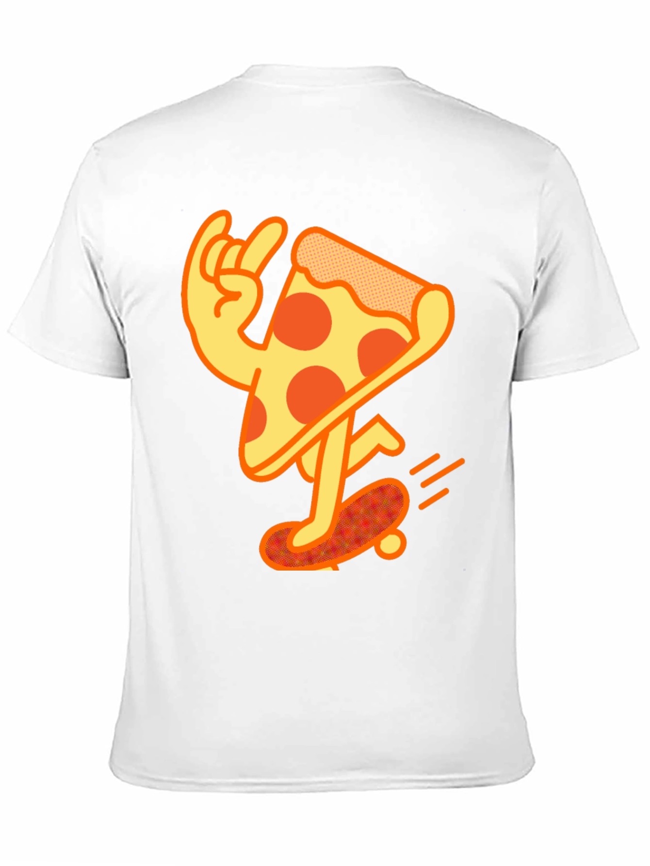 Pizza Skateboard T-Shirt