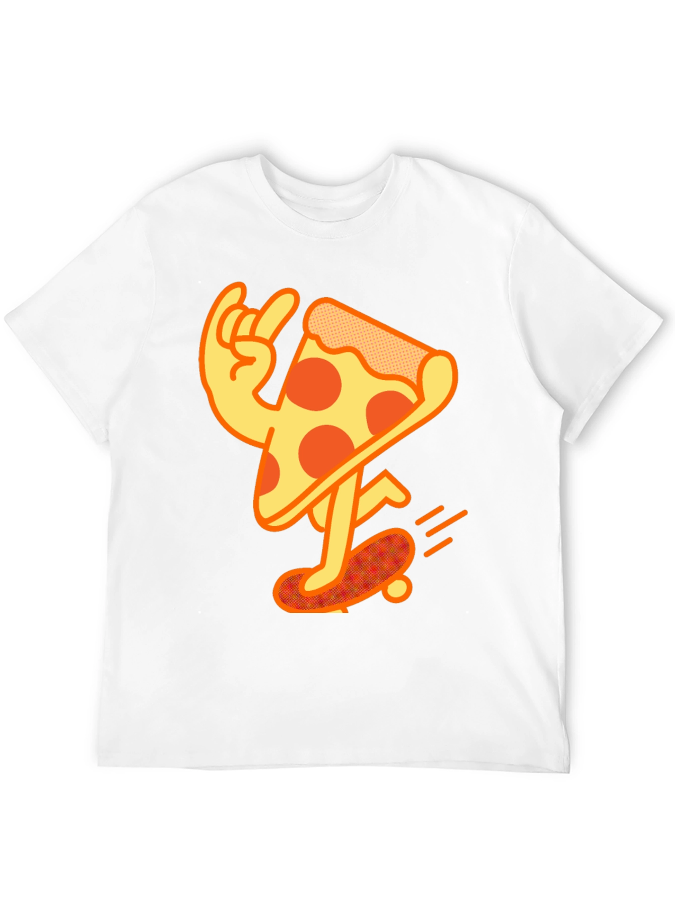 Pizza Skateboard T-Shirt