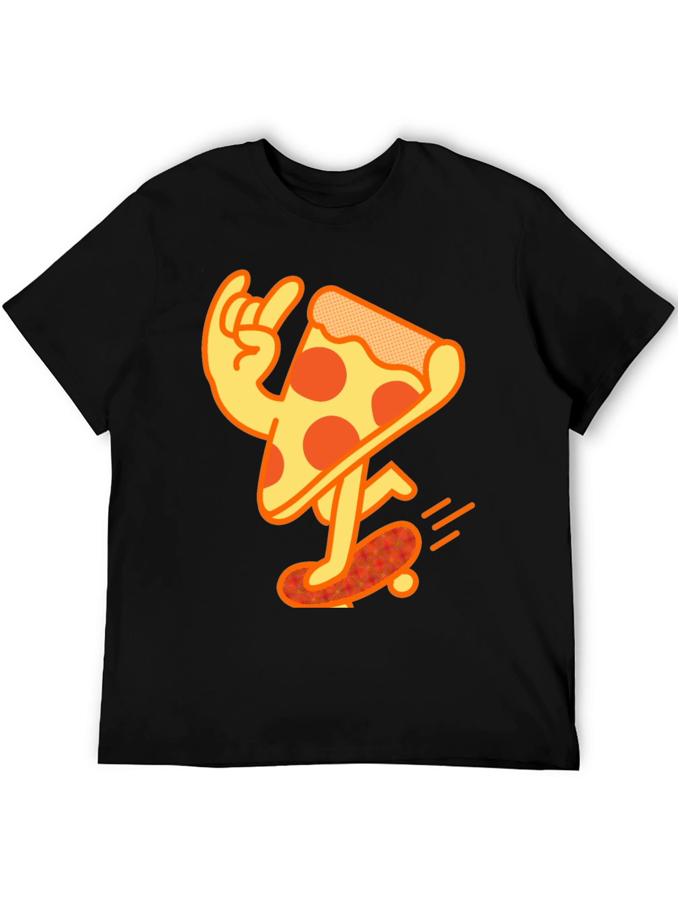Pizza Skateboard T-Shirt