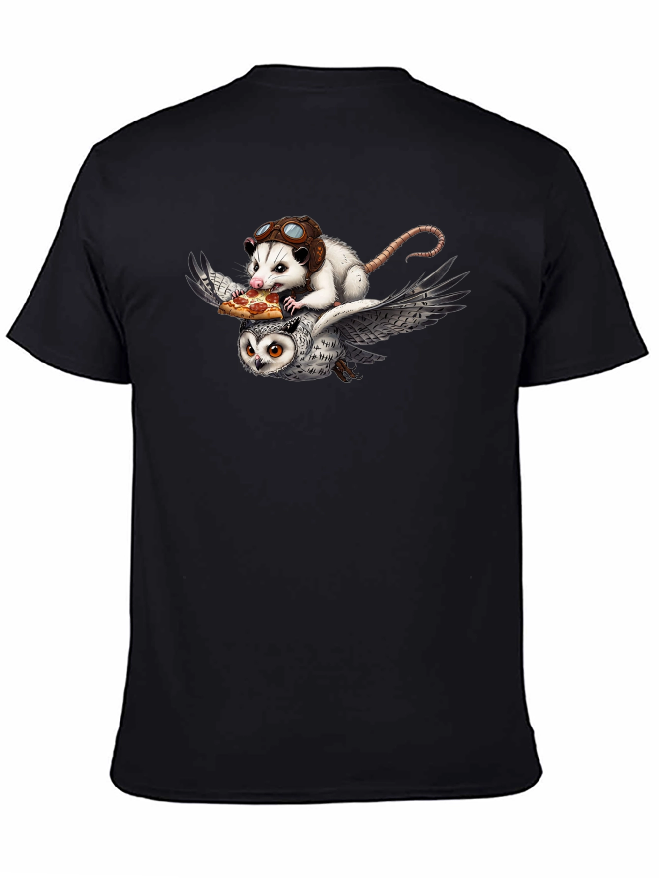 Opossum & Owl Pizza Flight T-Shirt