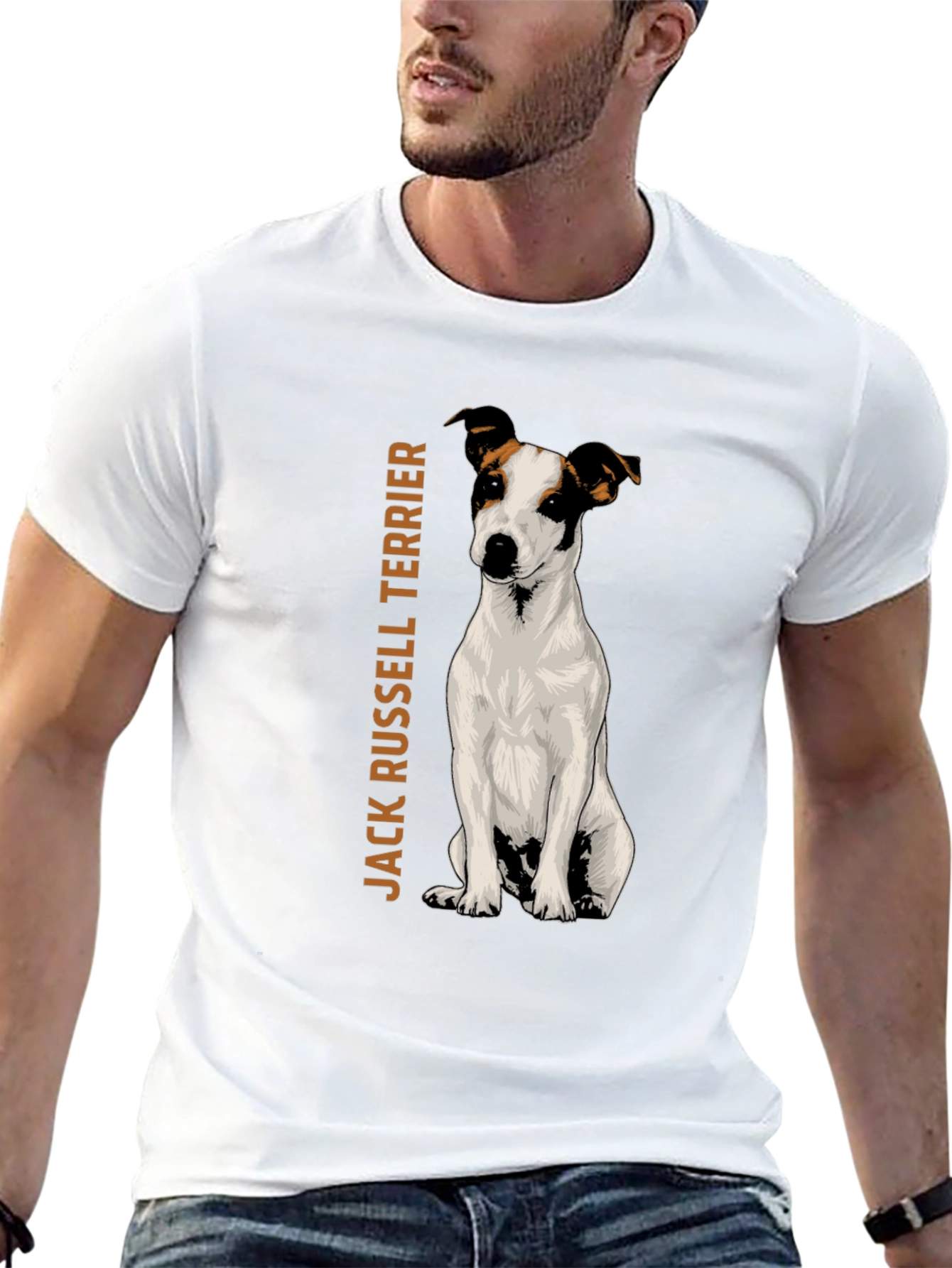Jack Russell Terrier Graphic T-Shirt - Casual Wear