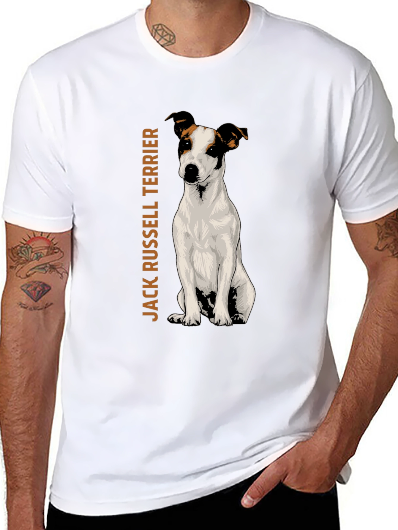 Jack Russell Terrier Graphic T-Shirt - Casual Wear