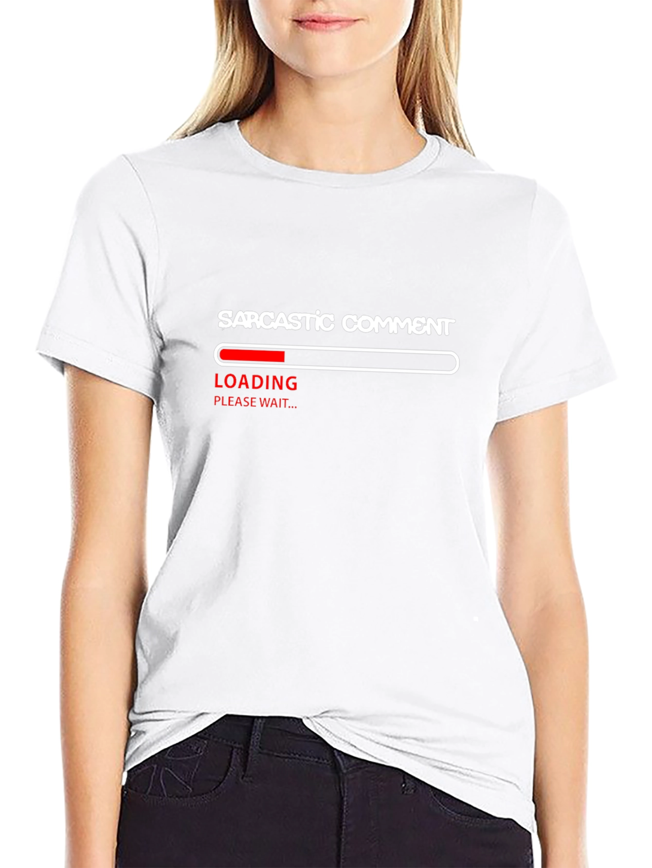 Sarcastic Comment Loading T-Shirt - Funny Humor Tee