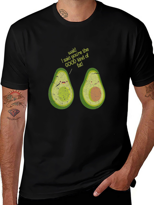 Avocado Good Fat Graphic T-Shirt
