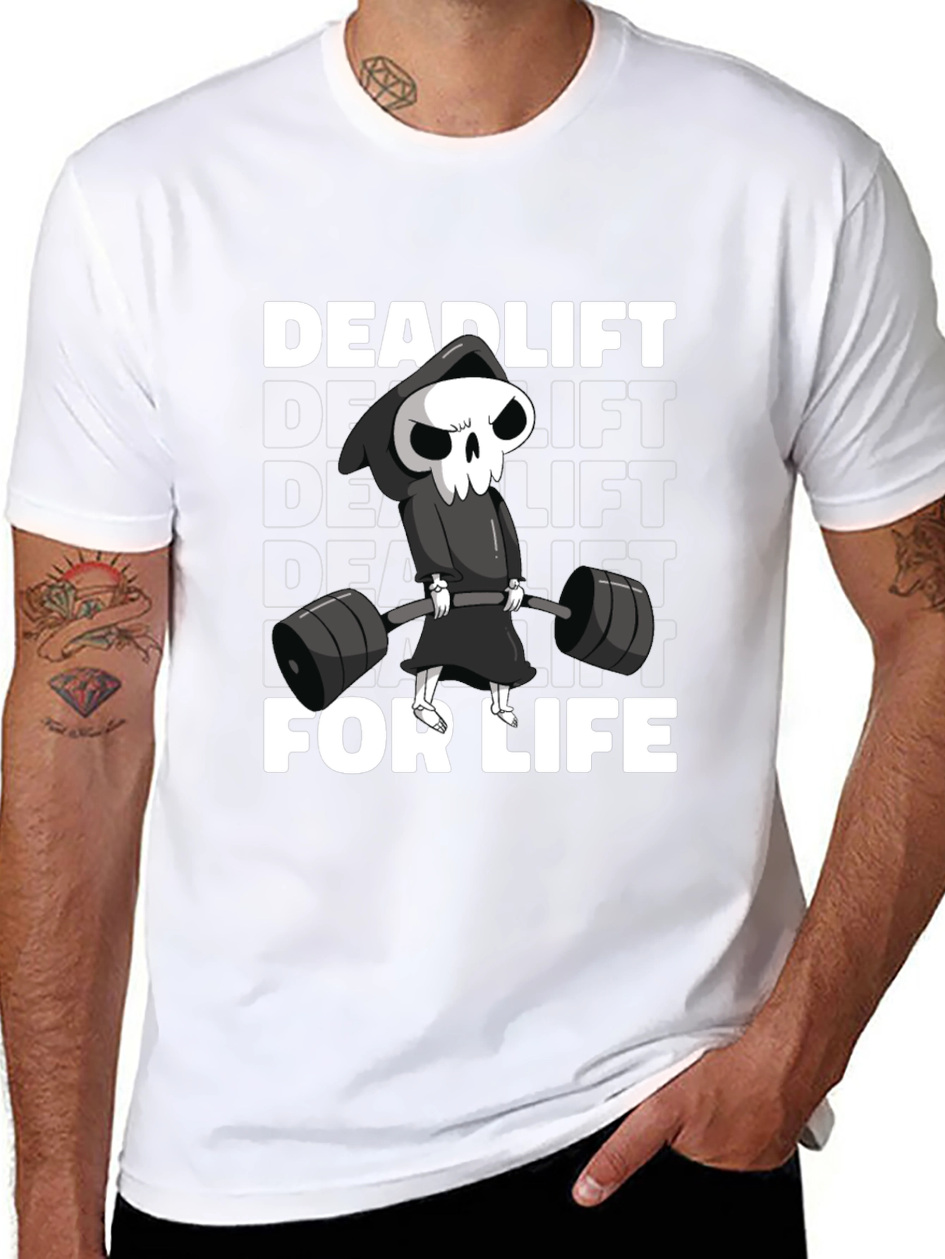 Deadlift for Life Graphic T-Shirt - Black