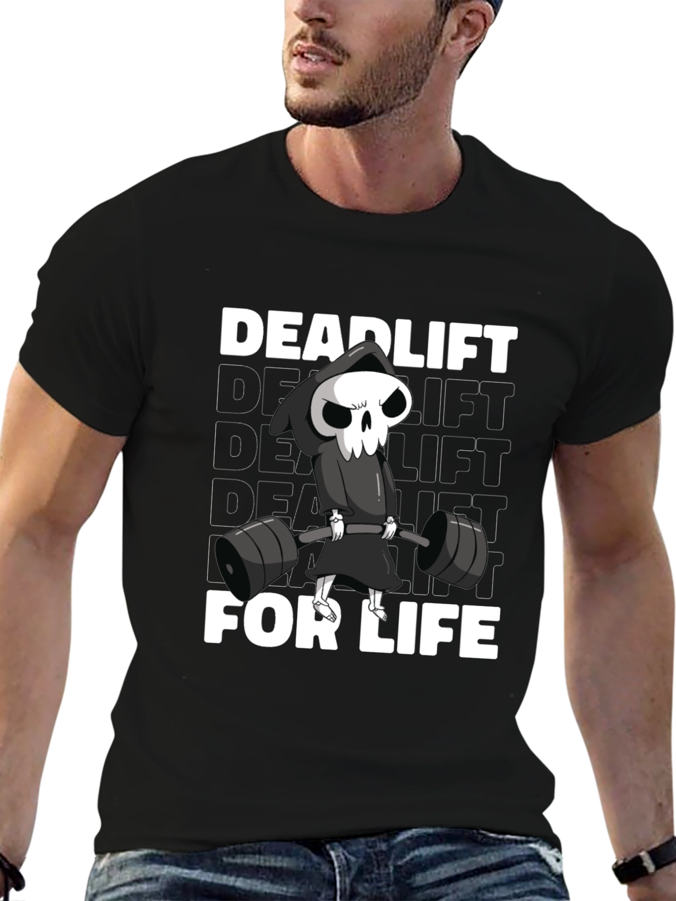 Deadlift for Life Graphic T-Shirt - Black