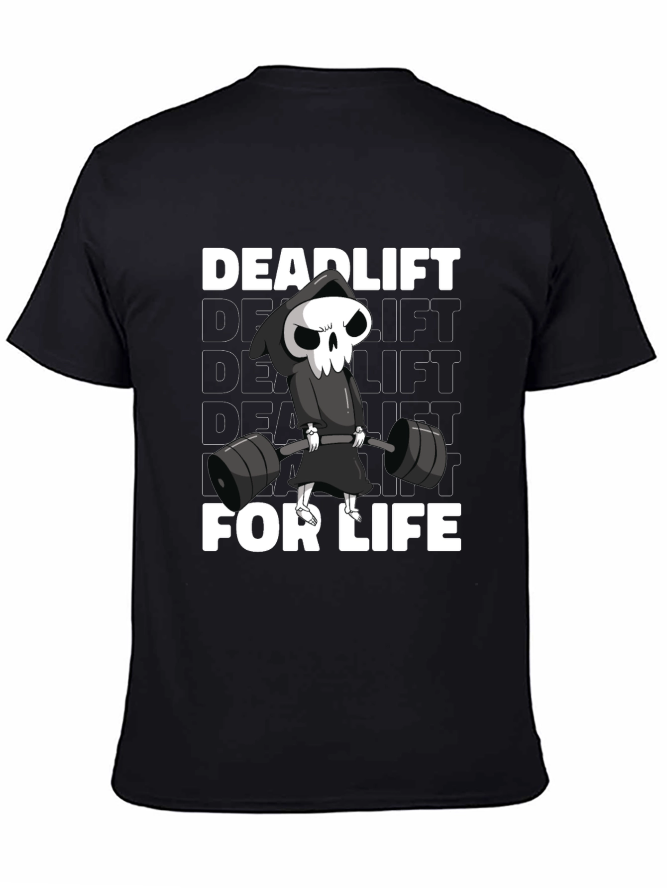 Deadlift for Life Graphic T-Shirt - Black