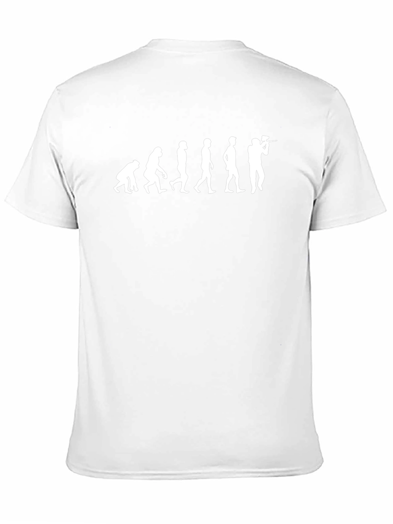 Paintball Evolution Graphic T-Shirt - Black