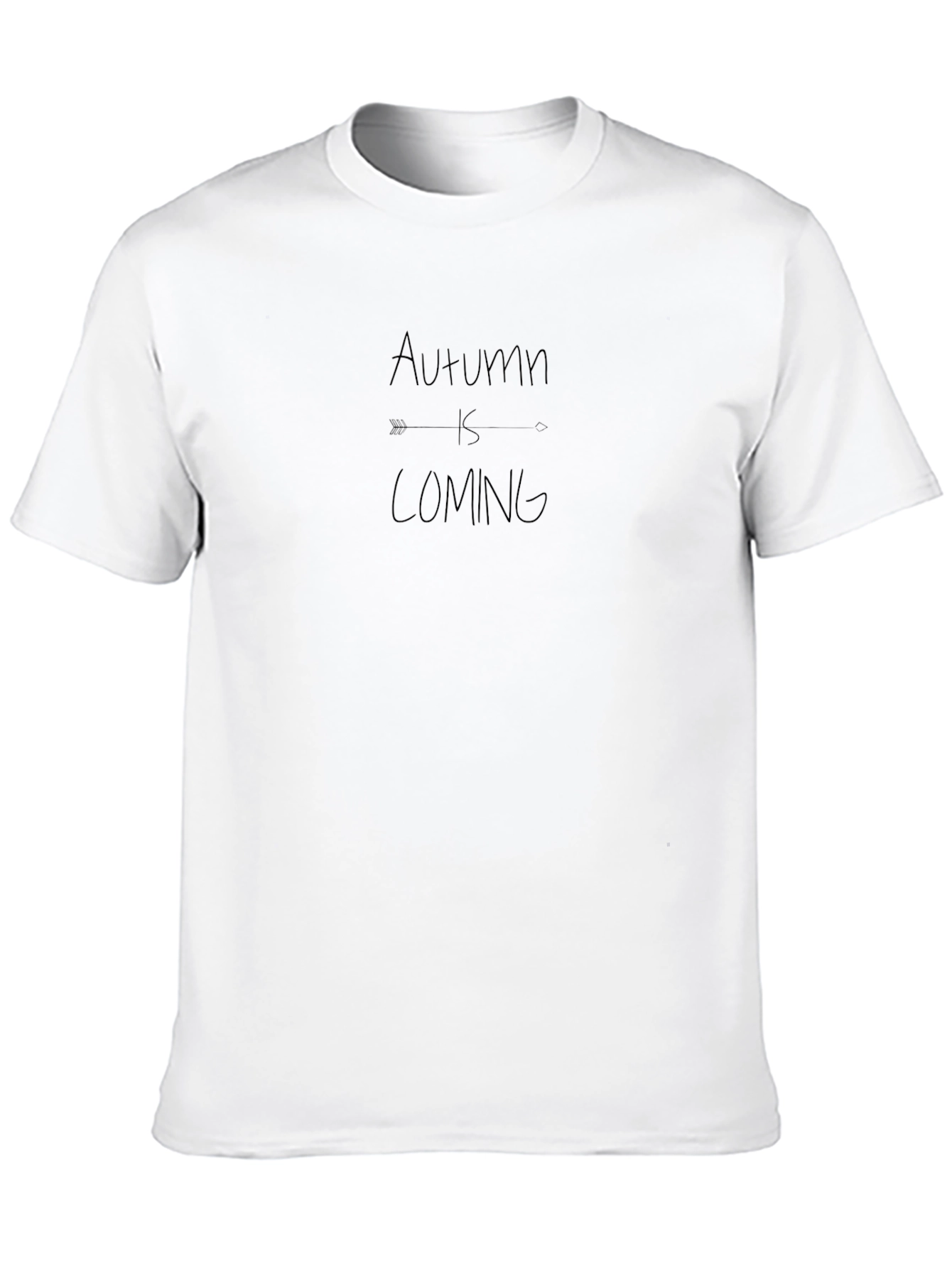 Autumn Is Coming Black T-Shirt