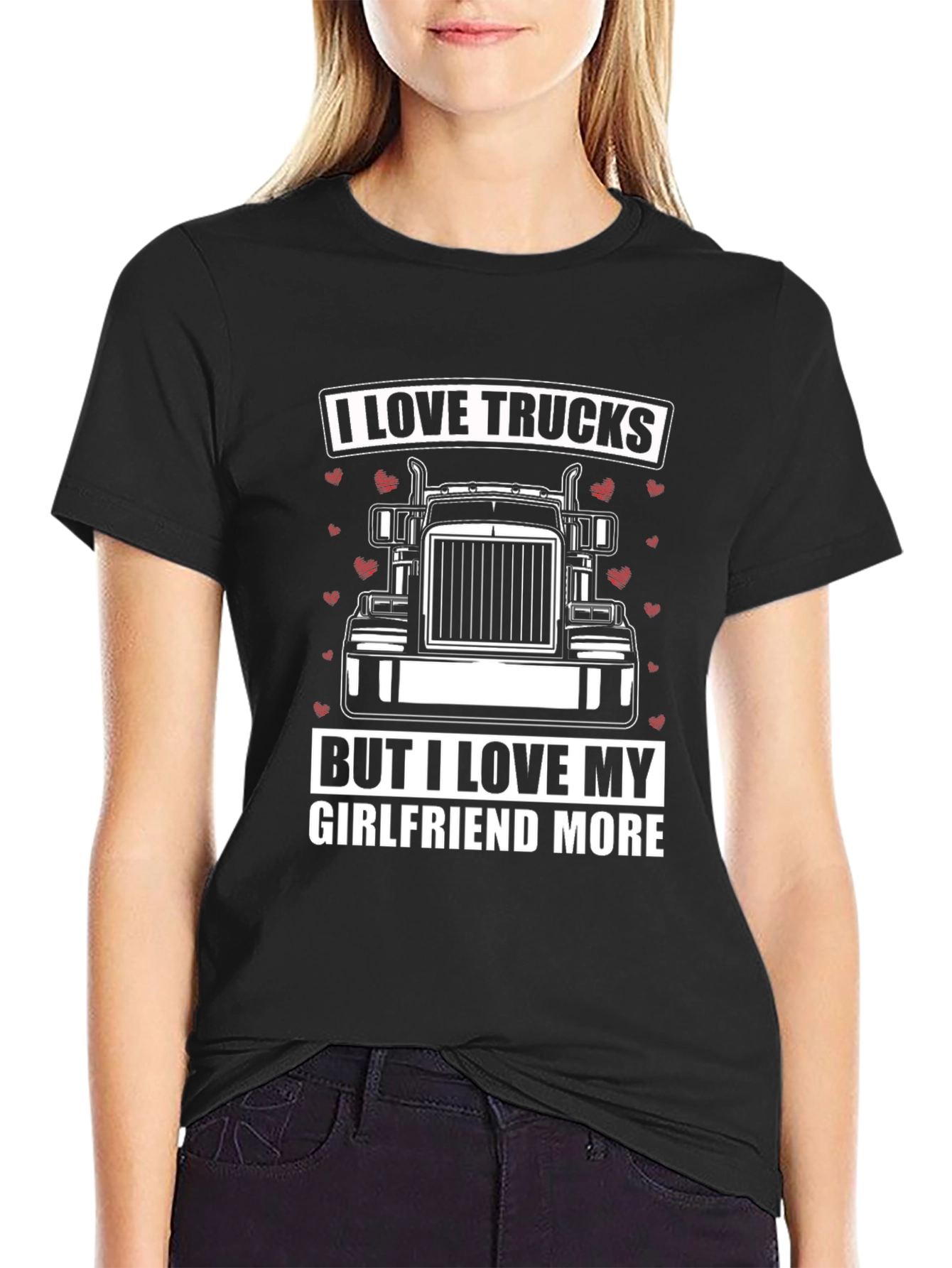 I Love Trucks T-Shirt - Boyfriend Gift