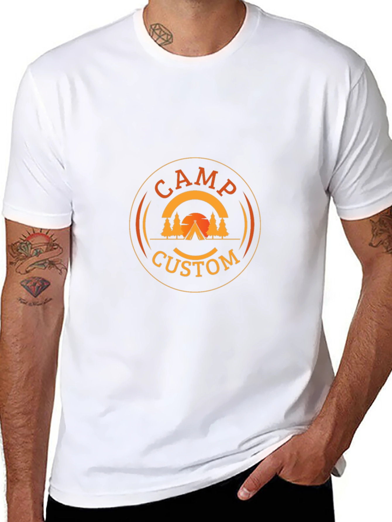 Camp Custom Black T-Shirt