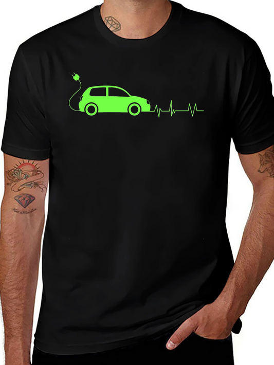 Electric Car Heartbeat T-Shirt