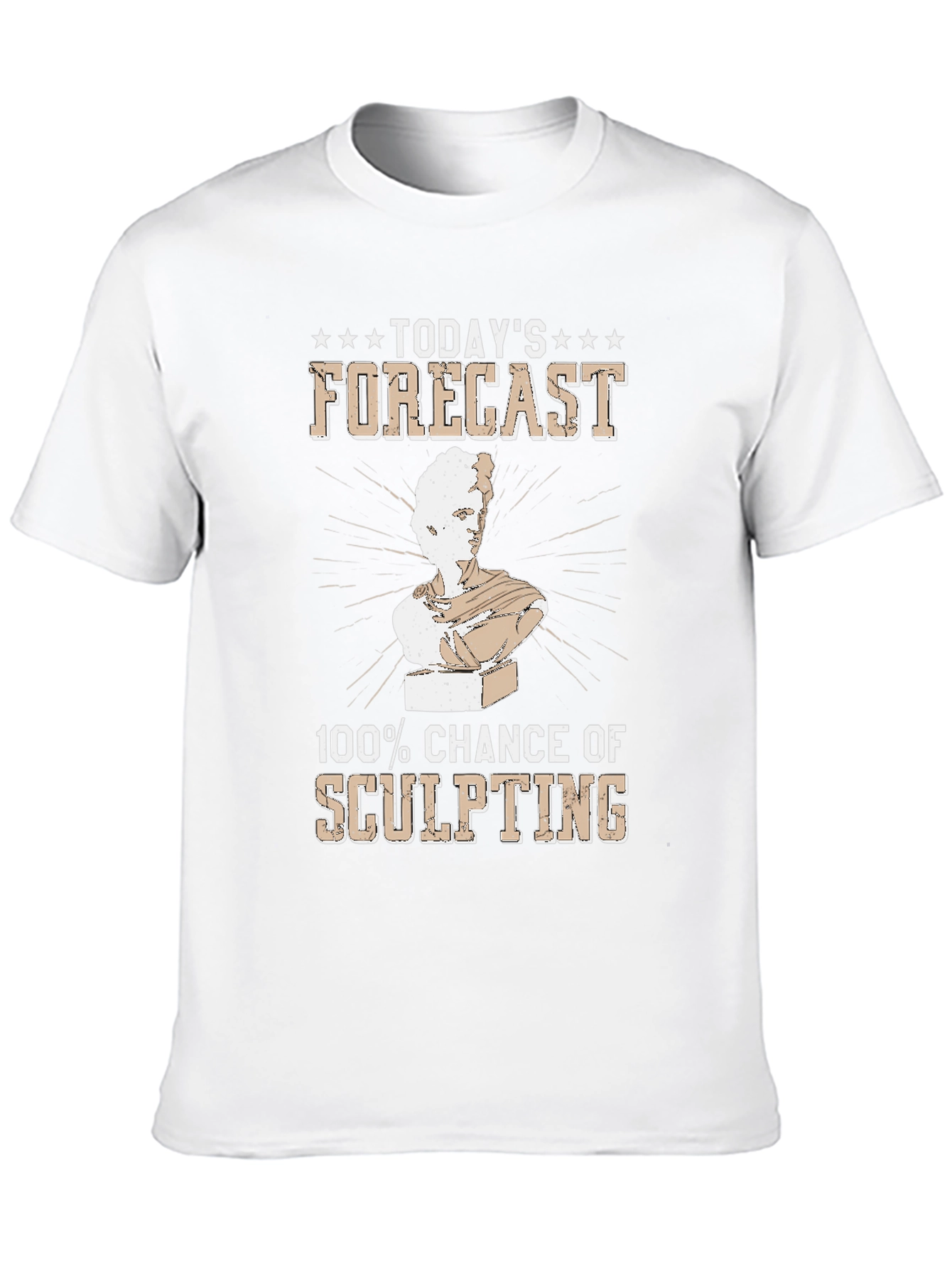 Sculpting Forecast T-Shirt - Chance of Art