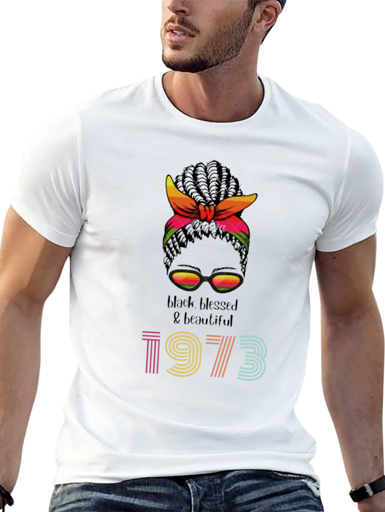 Black Blessed & Beautiful 1973 T-Shirt