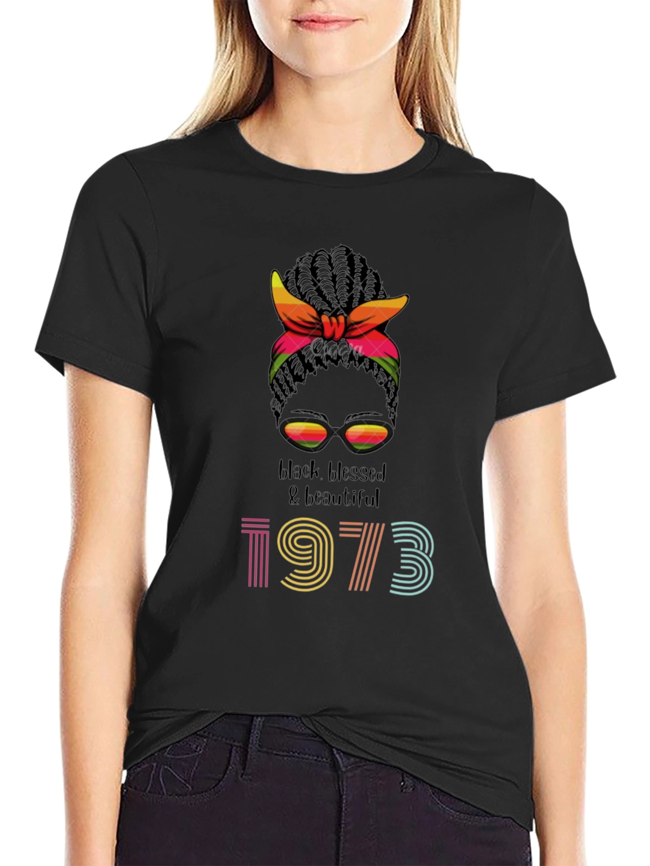 Black Blessed & Beautiful 1973 T-Shirt
