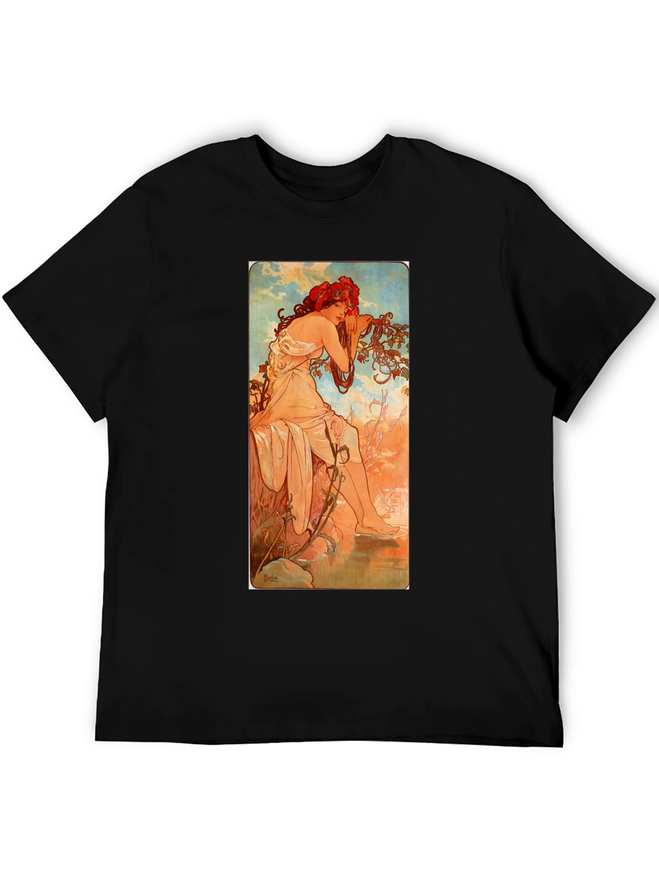 Art Nouveau Woman Graphic Tee