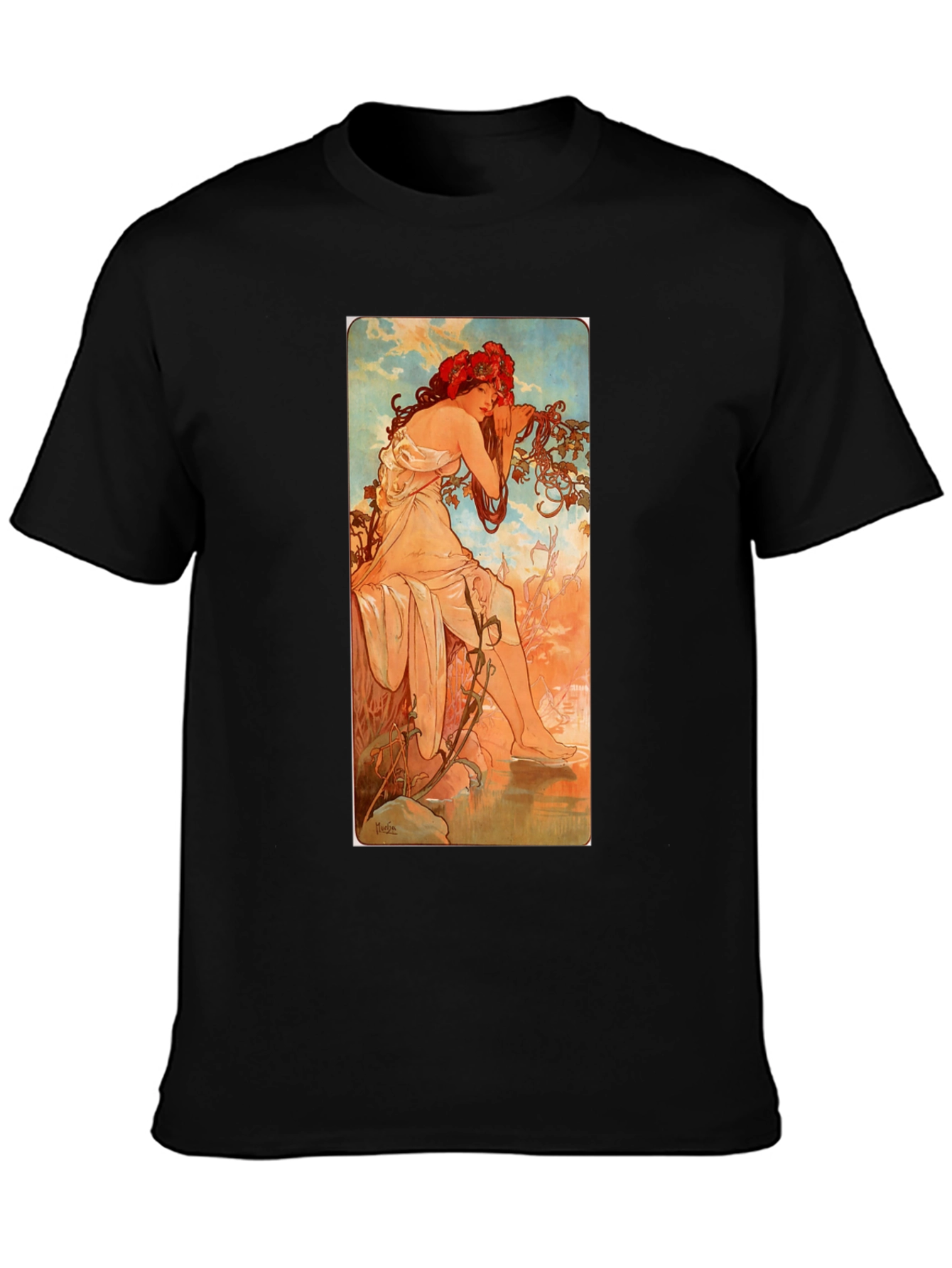Art Nouveau Woman Graphic Tee