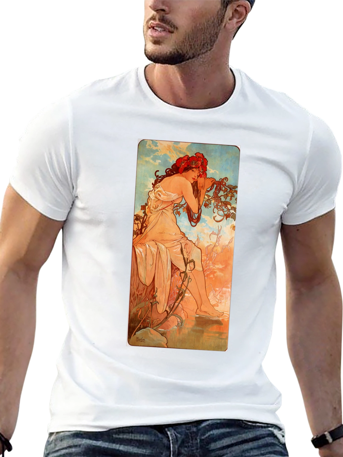 Art Nouveau Woman Graphic Tee