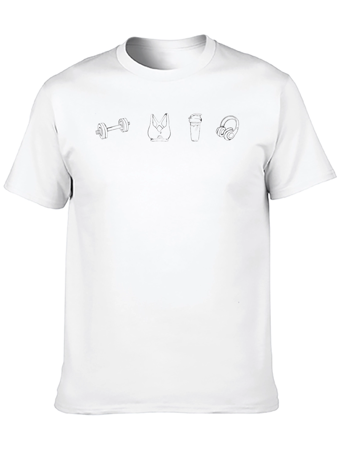 Workout Essentials Graphic T-Shirt - Black