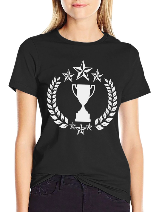 Champion Trophy Star Wreath Black T-Shirt