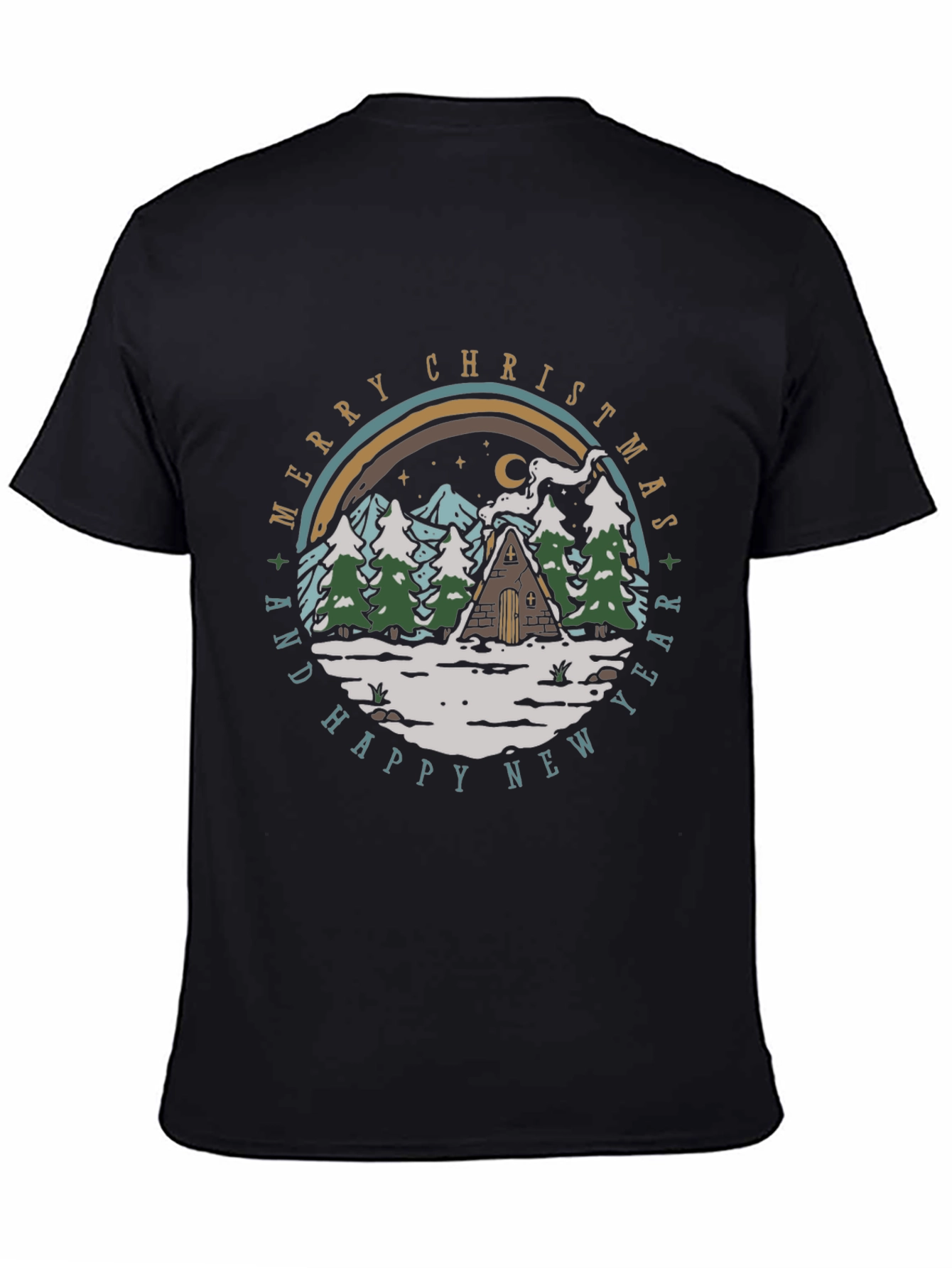 Merry Christmas & Happy New Year Graphic Tee