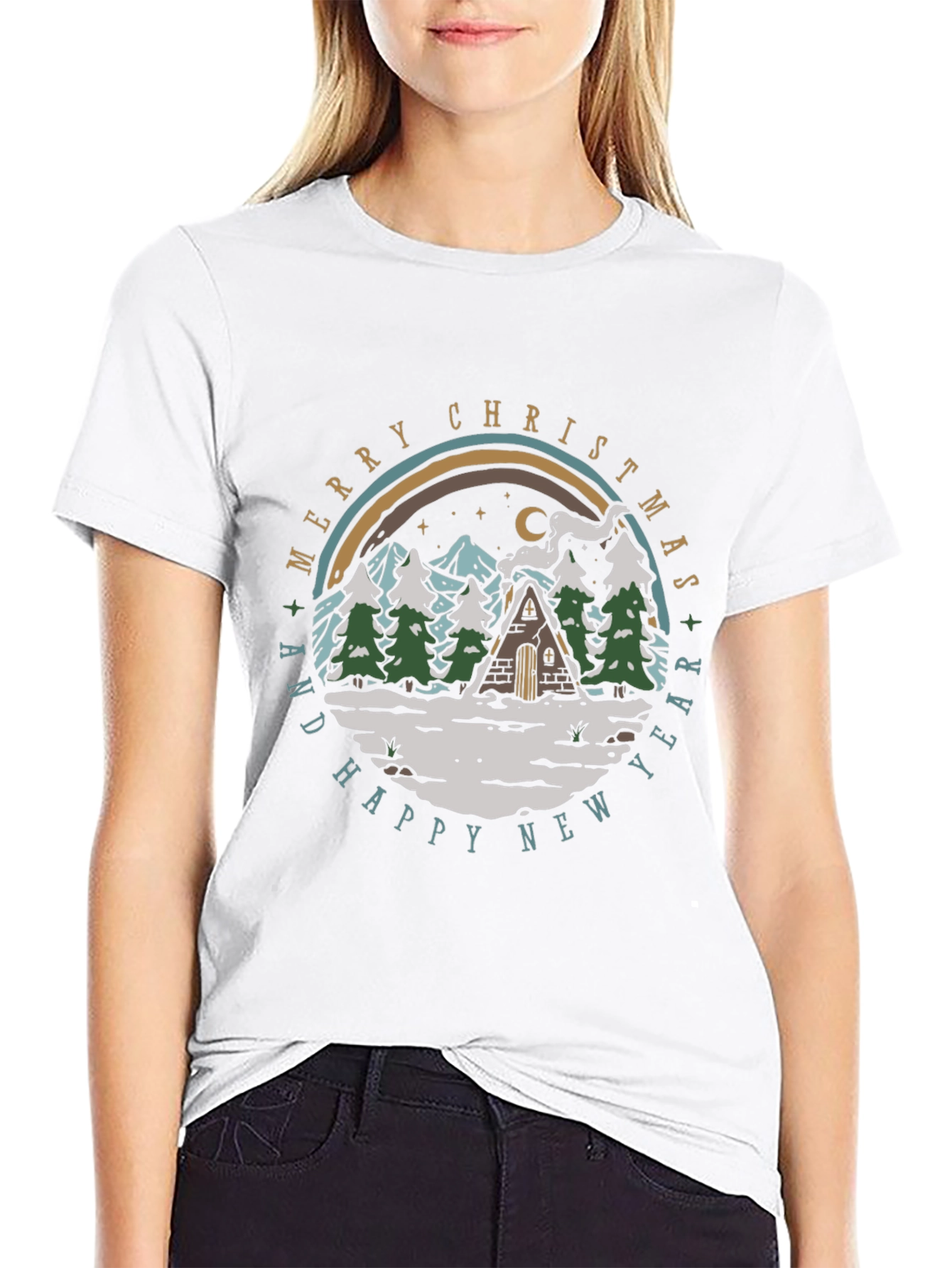 Merry Christmas & Happy New Year Graphic Tee