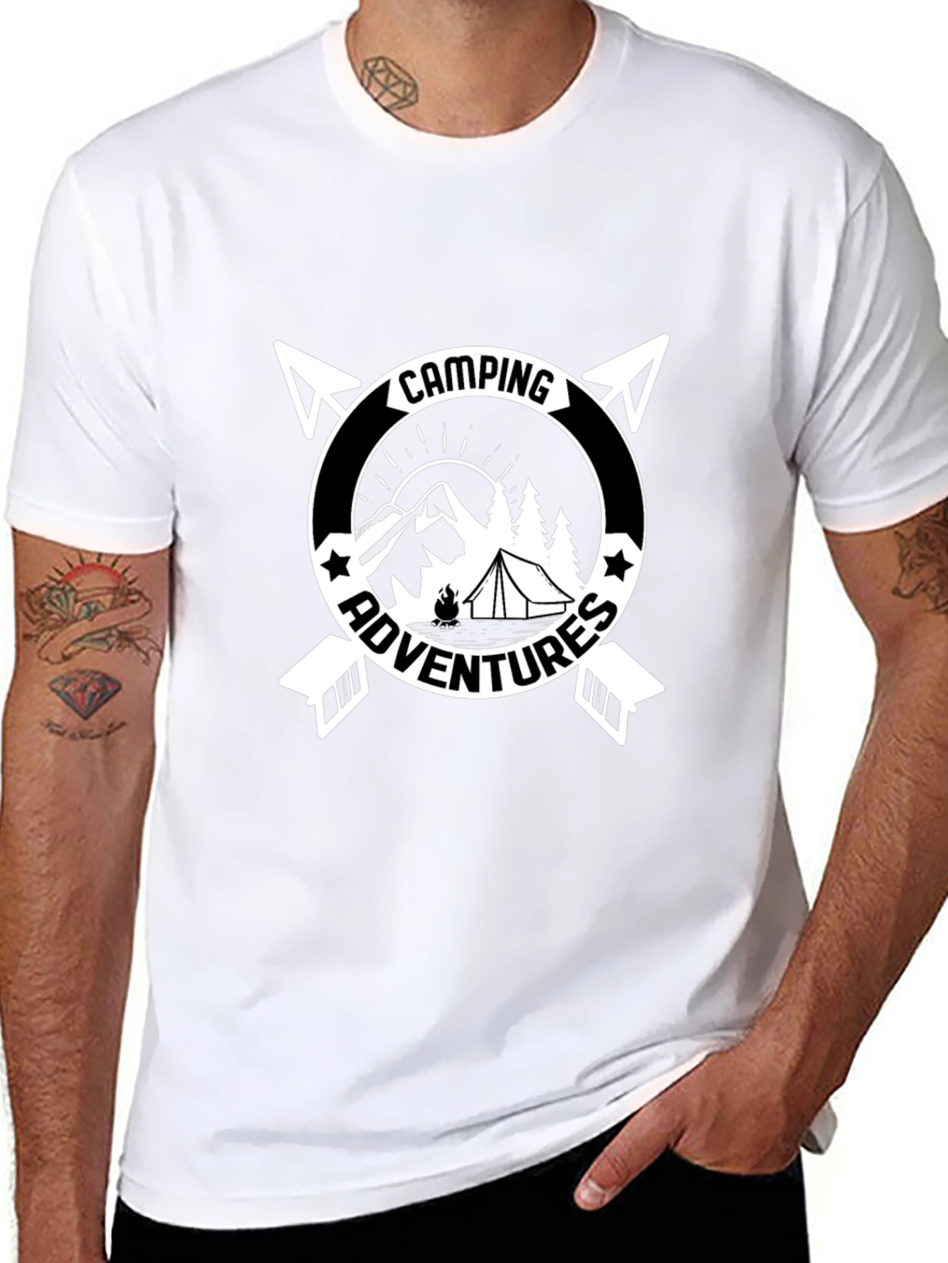Camping Adventures Graphic Tee