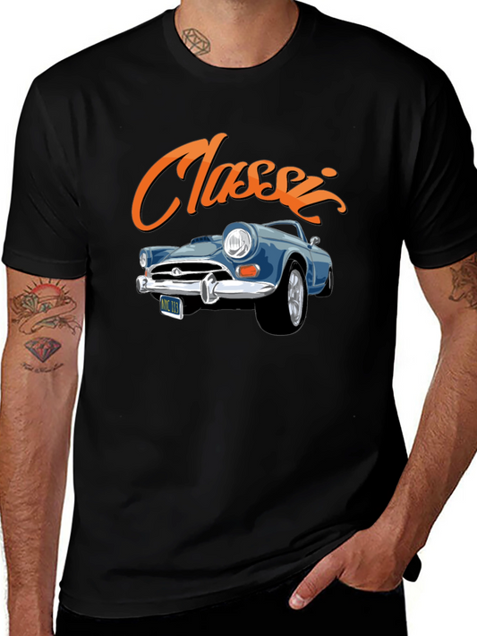 Classic Car Graphic Tee - Cool Vintage Style
