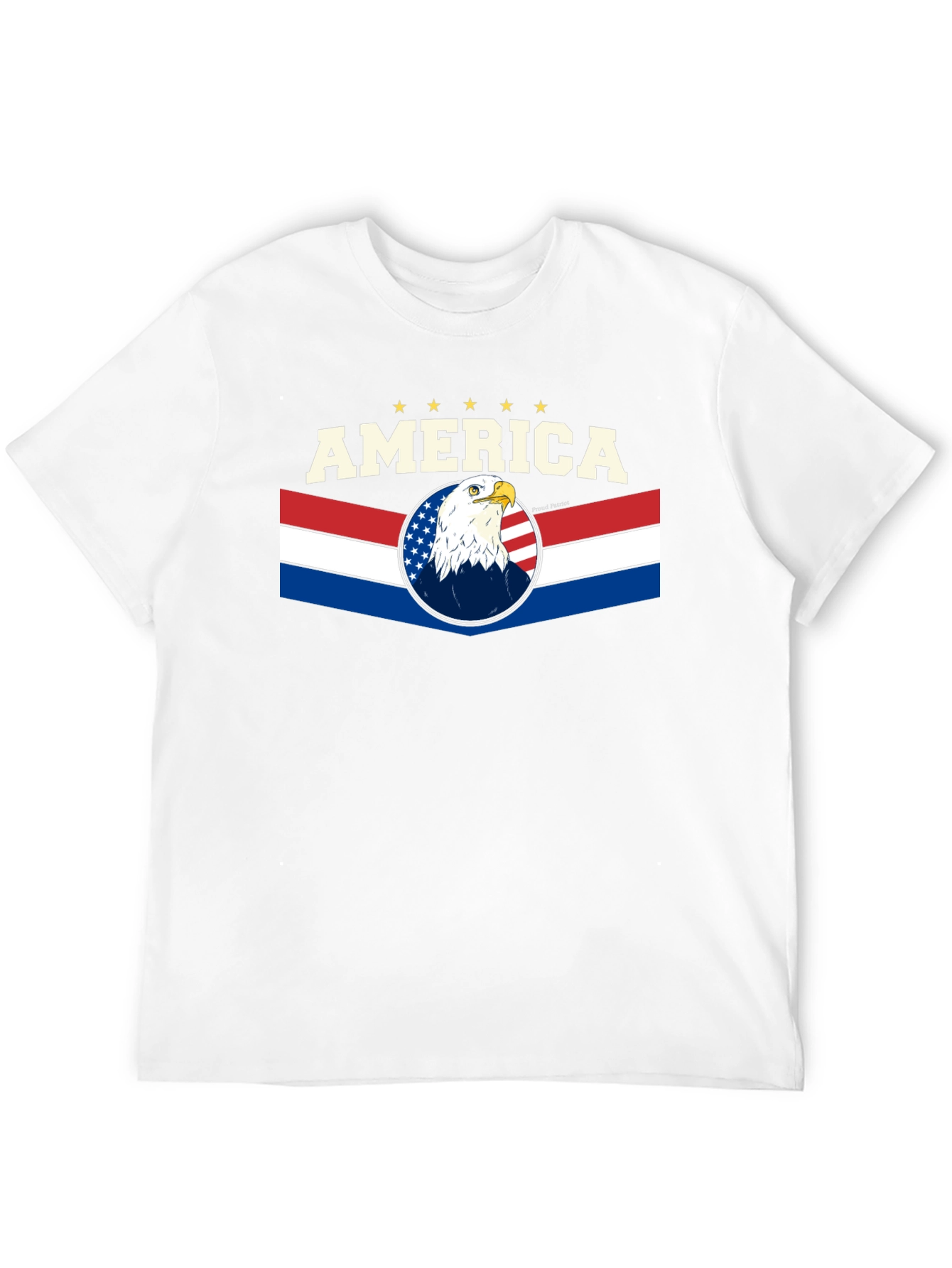 America Eagle Graphic Tee - Patriotic T-Shirt