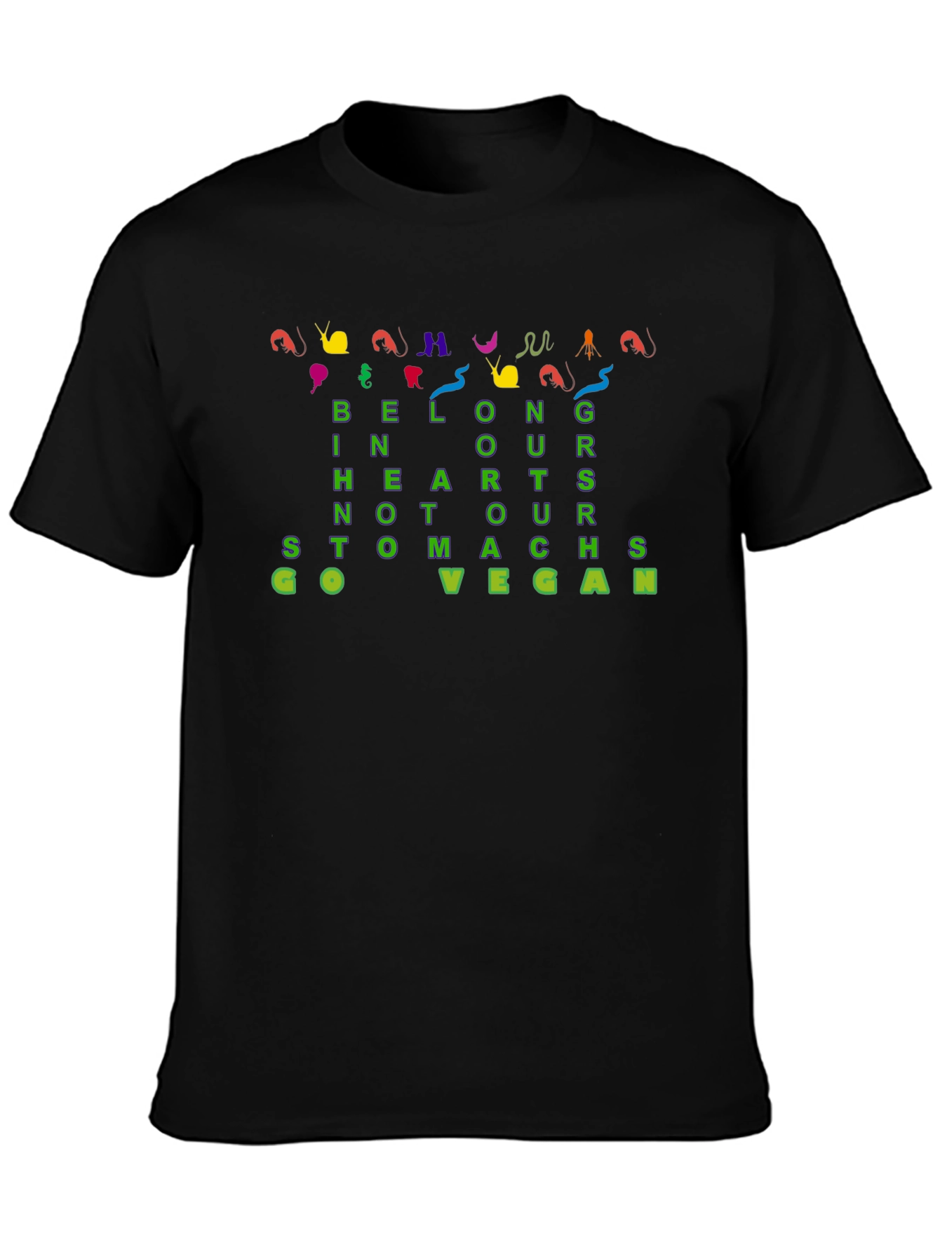 Go Vegan Graphic T-Shirt