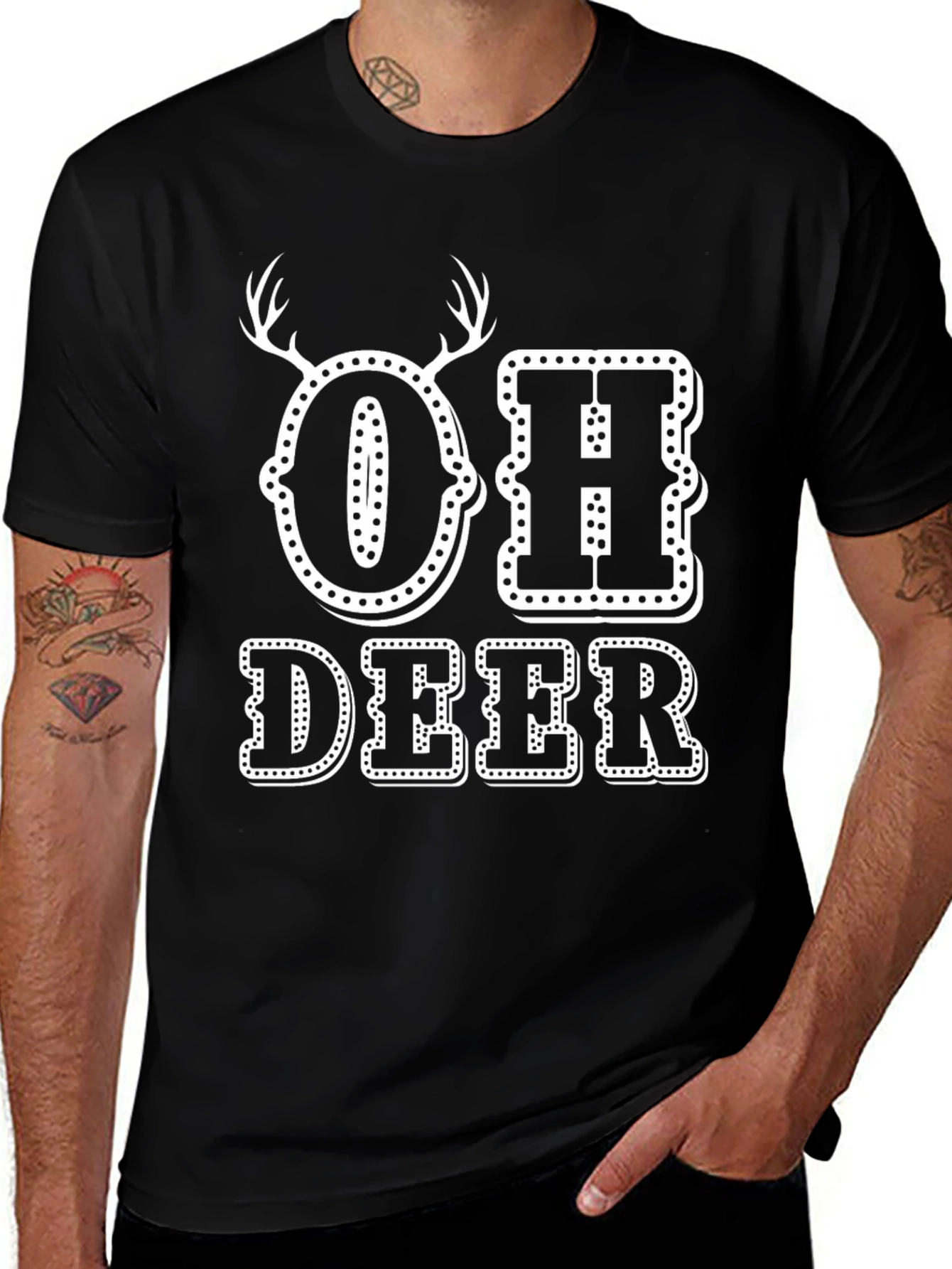 Oh Deer T-Shirt - Novelty Graphic Tee