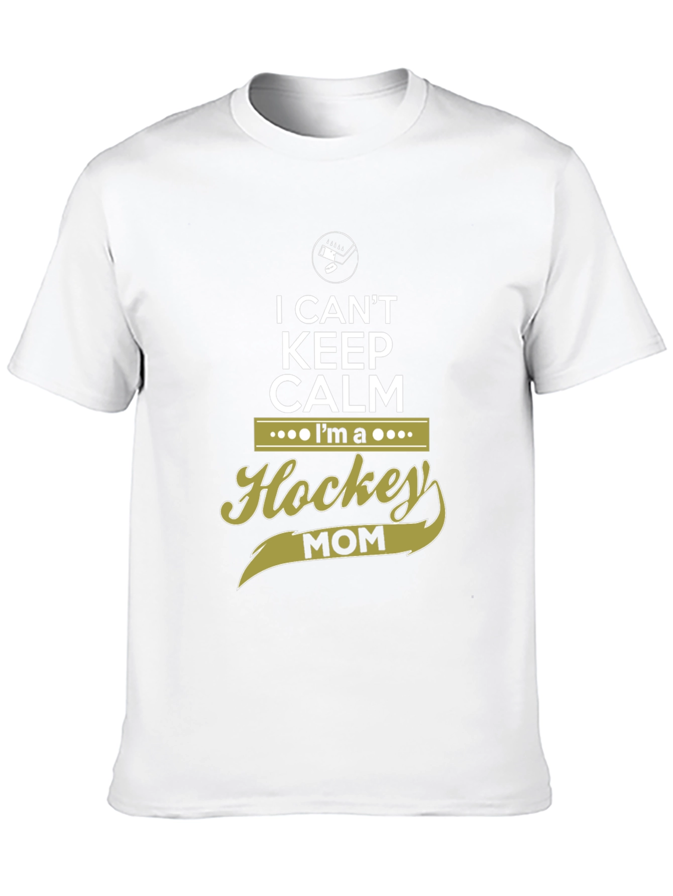 I Cant Keep Calm Hockey Mom Graphic Tee