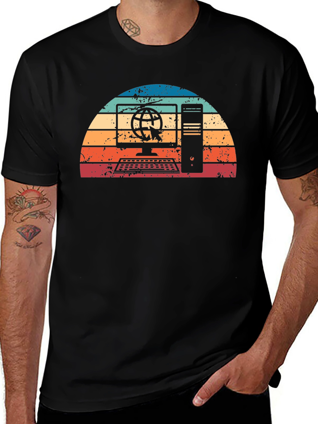 Retro Computer Graphic Tee