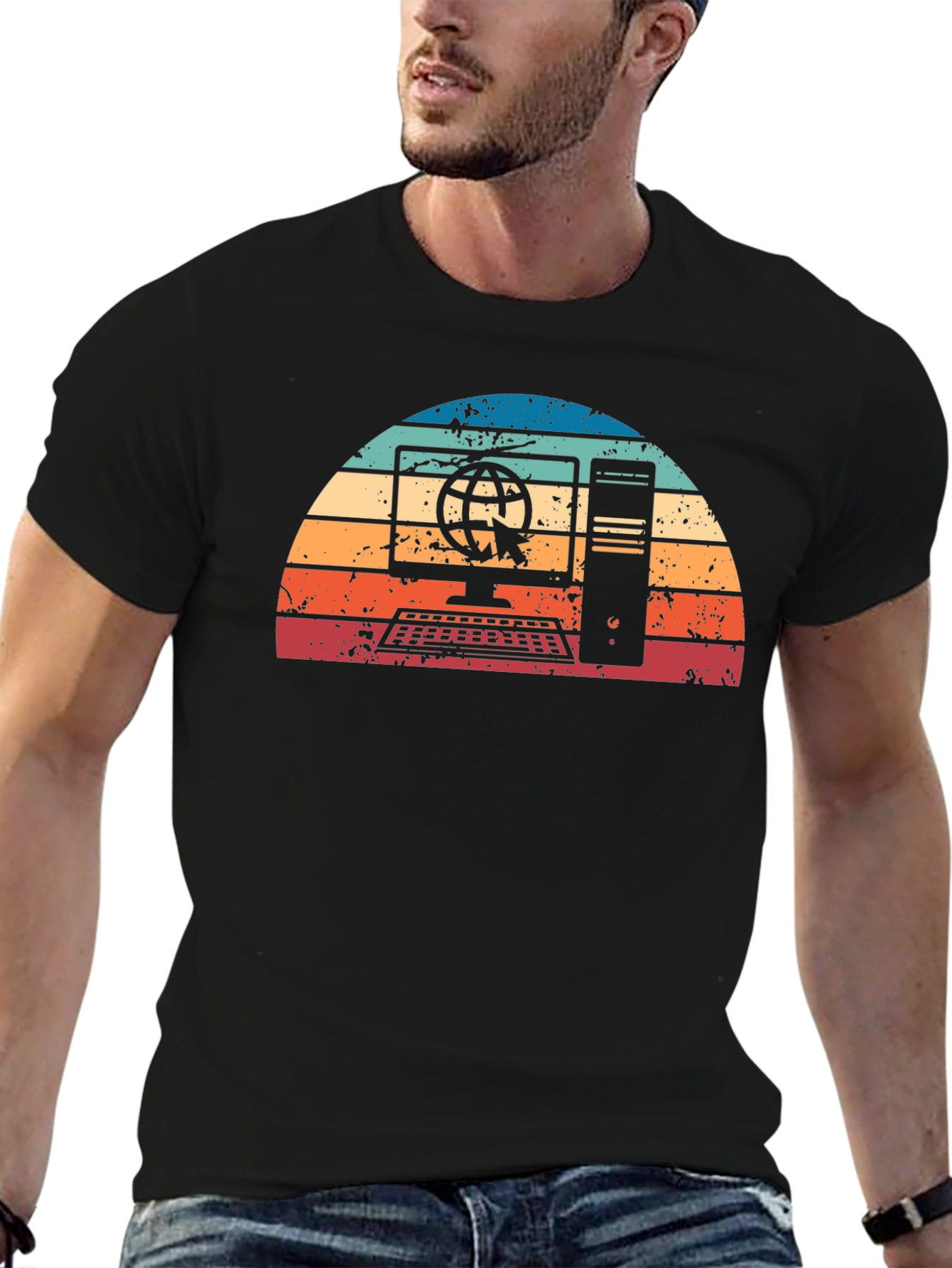 Retro Computer Graphic Tee