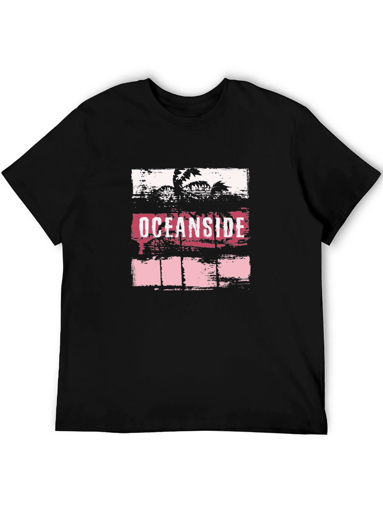 Oceanside Palms Graphic Tee - Classic Beach Style