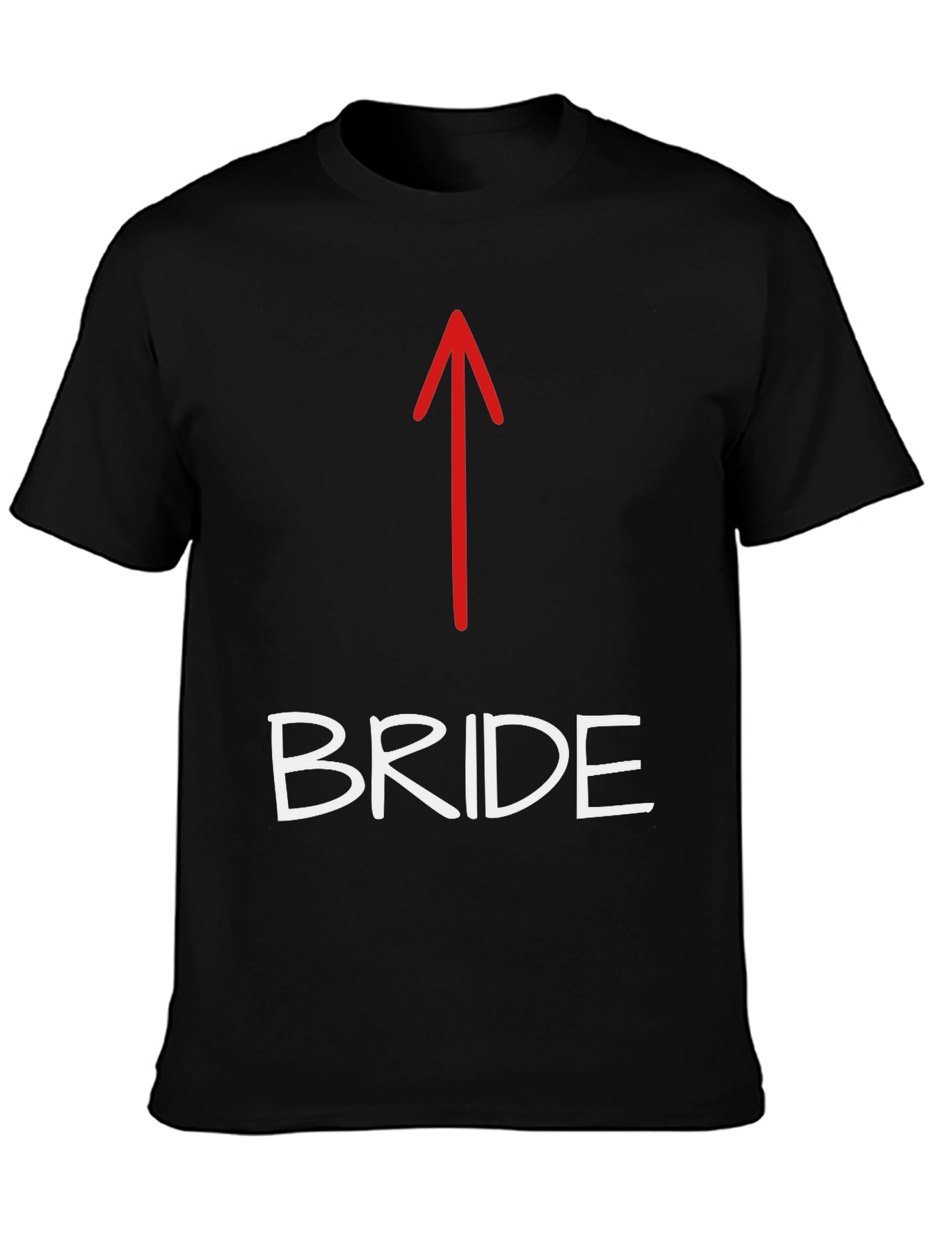 Bride Arrow Novelty T-Shirt - Wedding Party Apparel