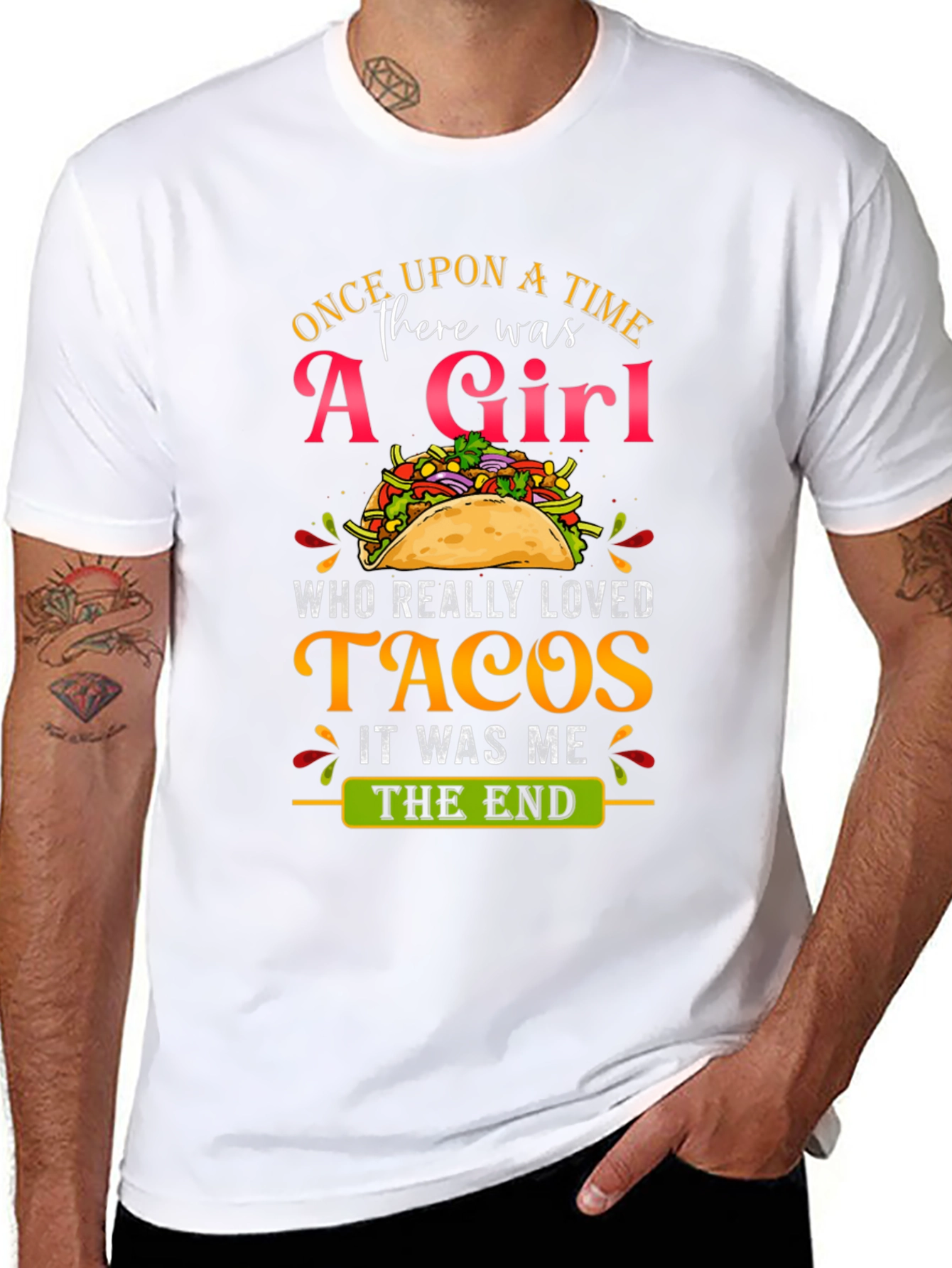 Taco Lover Novelty T-Shirt