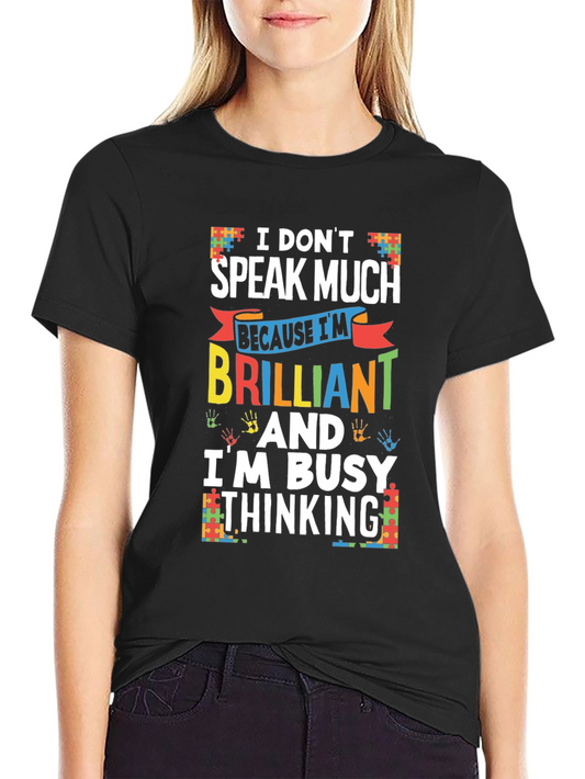 Brilliant Autism Awareness Graphic Tee