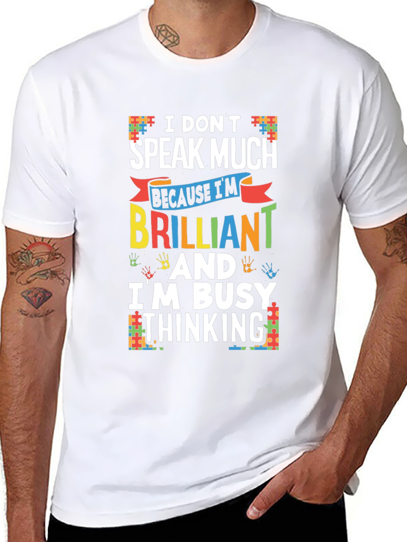 Brilliant Autism Awareness Graphic Tee